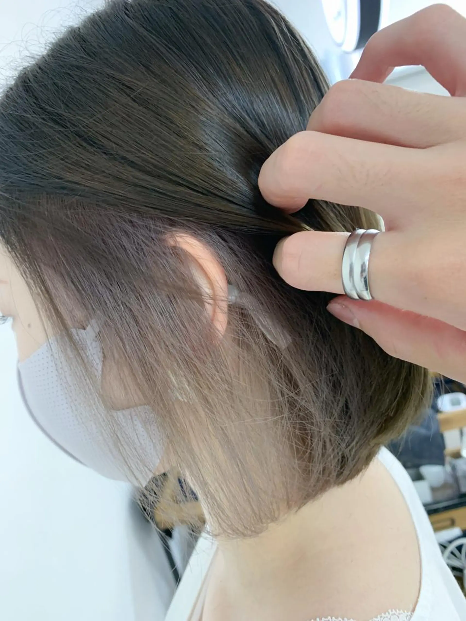 ミディアム ヘアカラー 🥇近藤 恭輔🥇 Recharme新保のヘアスタイル