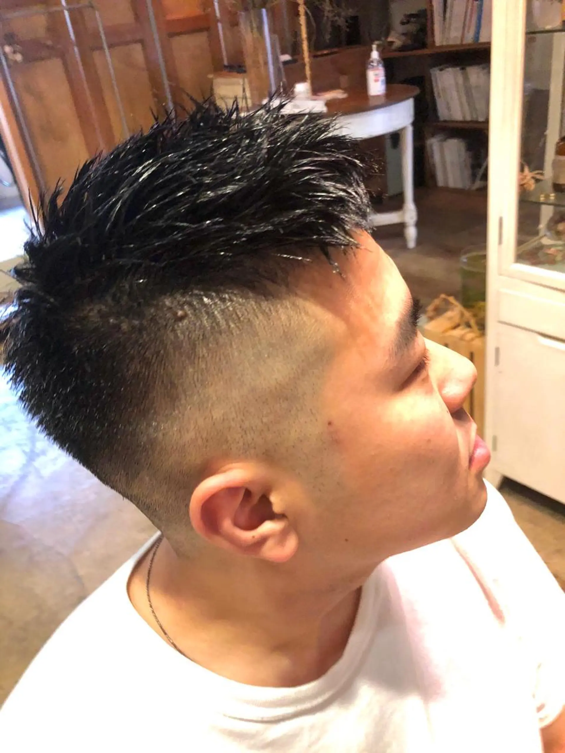メンズ フェードカット スキンフェード オオシロ ユウマのヘアスタイル