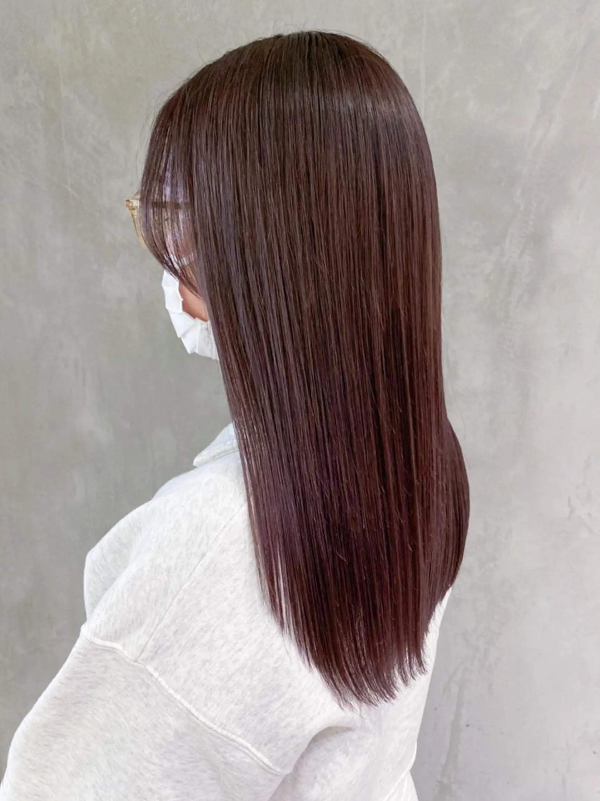 ミディアム カラー パーマ ヘアアレンジ ラベンダーカラー ITbyALBUM 中野店のヘアスタイル