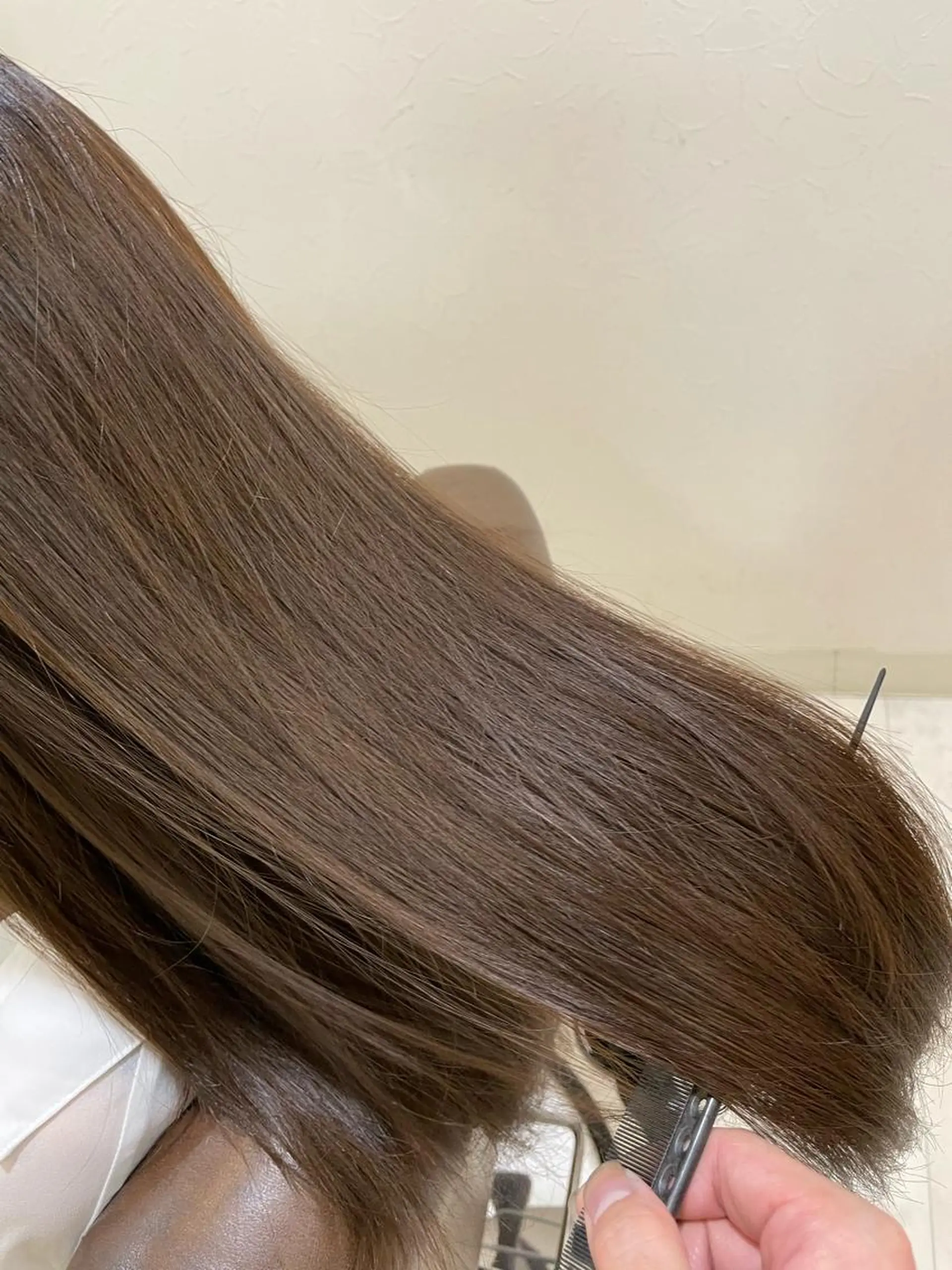 ロング カット ヘアカラー トリートメント 佐々木 達也のヘアスタイル