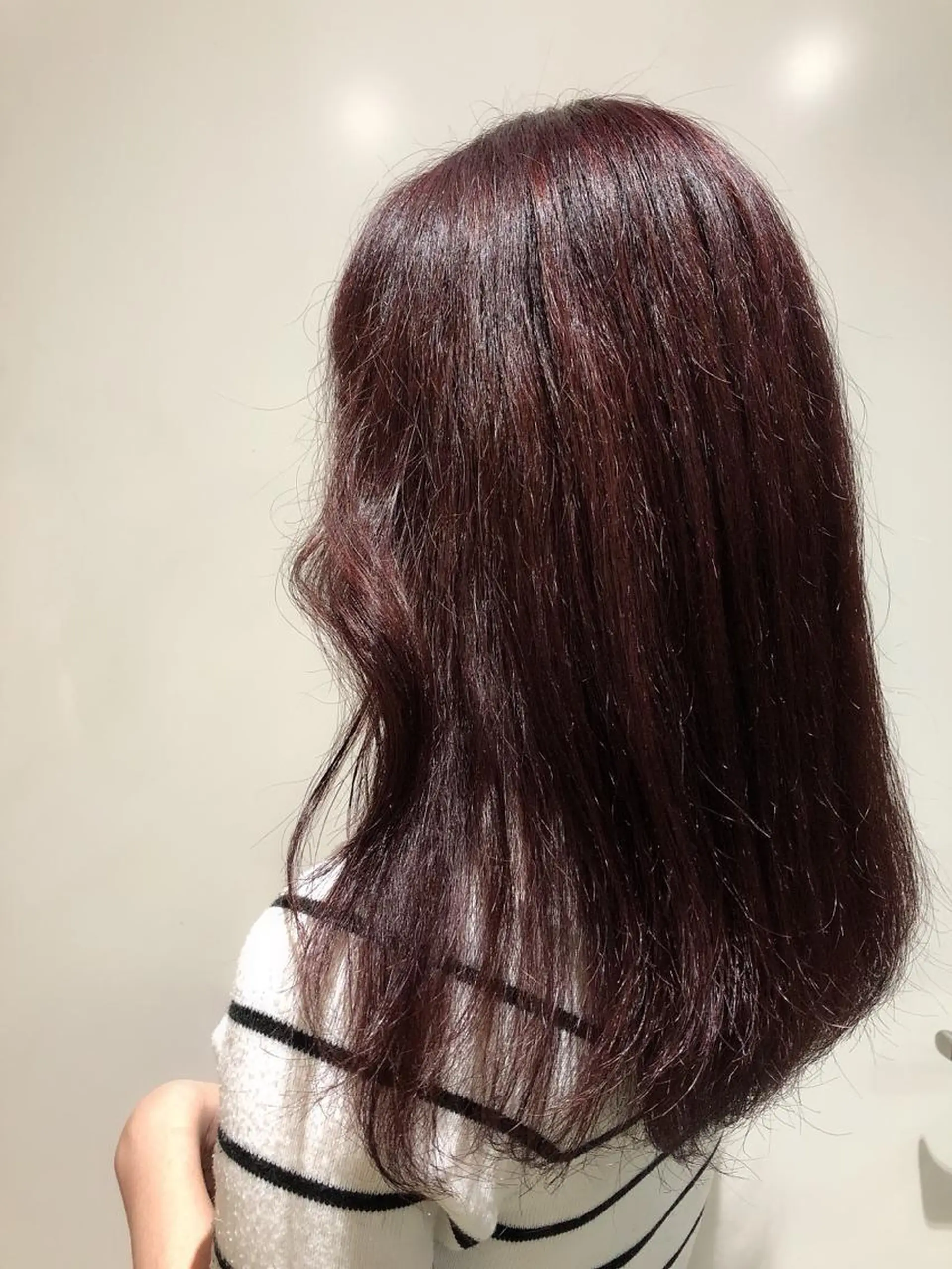 ロング カラー ブラウンカラー レッドカラー レッドブラウン カット ヘアカラー 韓国ヘア×髪質改善 /yoshikaのヘアスタイル