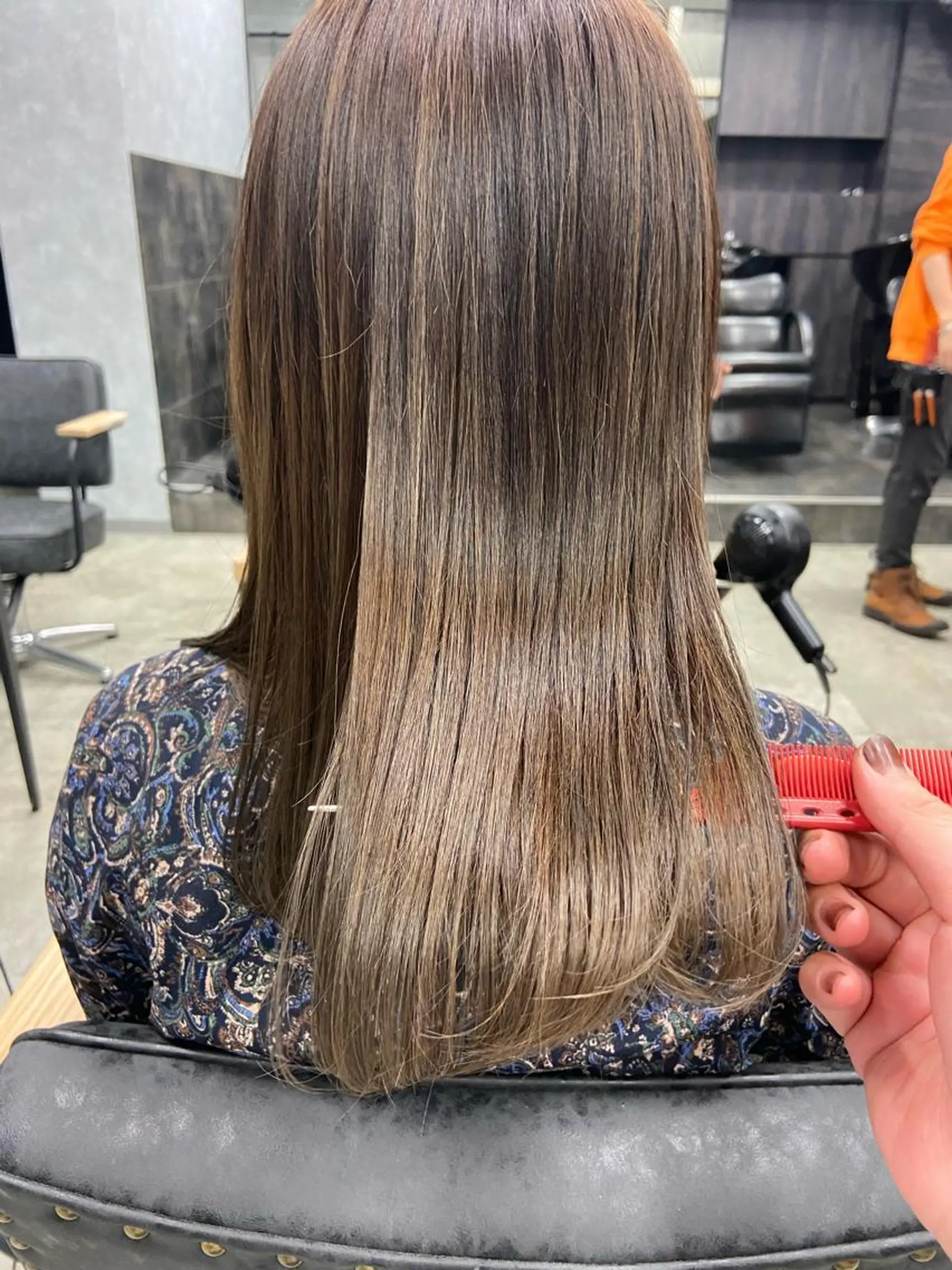 セミロング カット ヘアカラー トリートメント ヘッドスパ 新宿No.1艶髪矯正 美艶カラー/FUKAのヘアスタイル