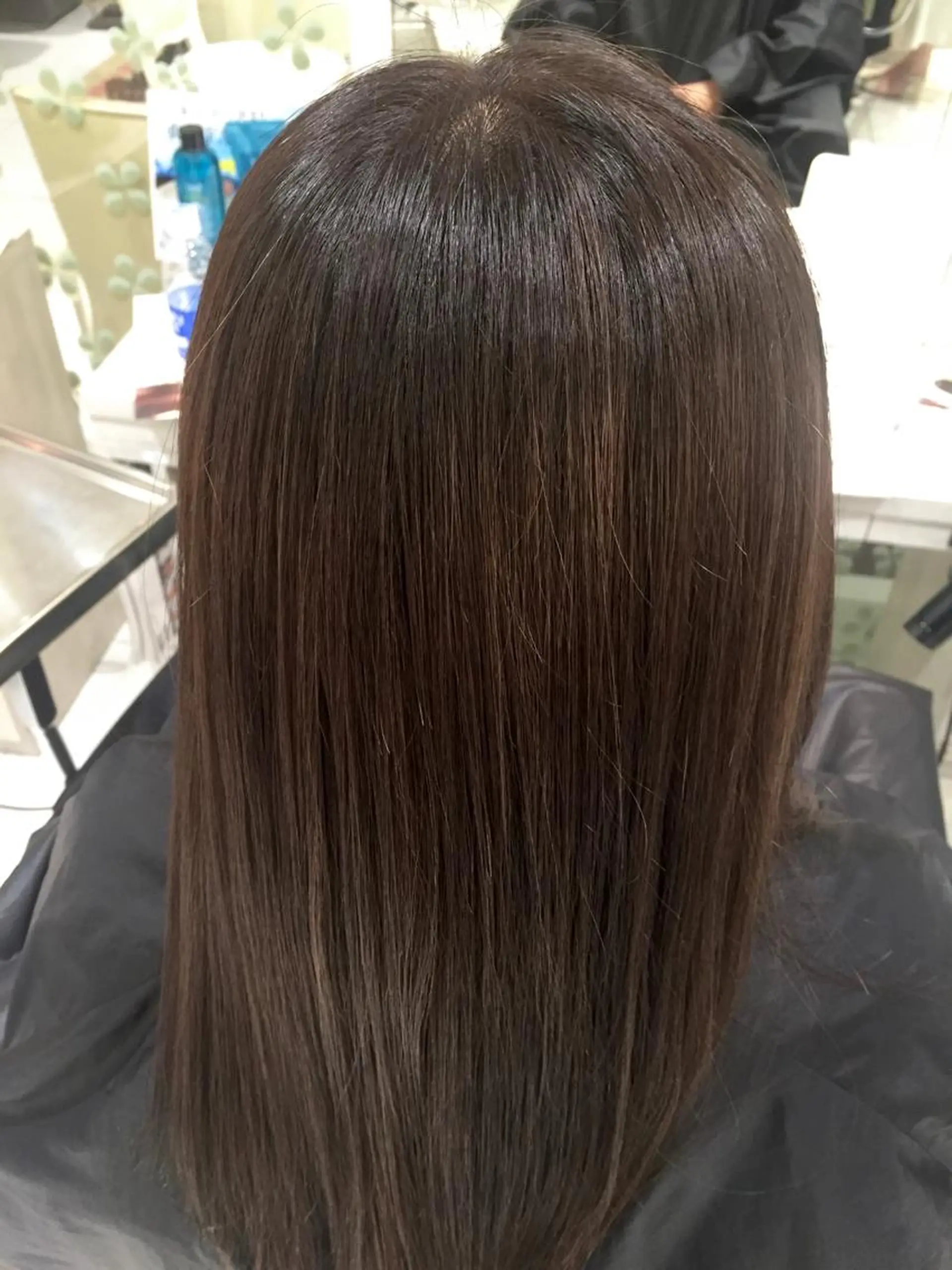 セミロング カラー 髪質改善 トリートメント トリートメント 中塚 達之のヘアスタイル