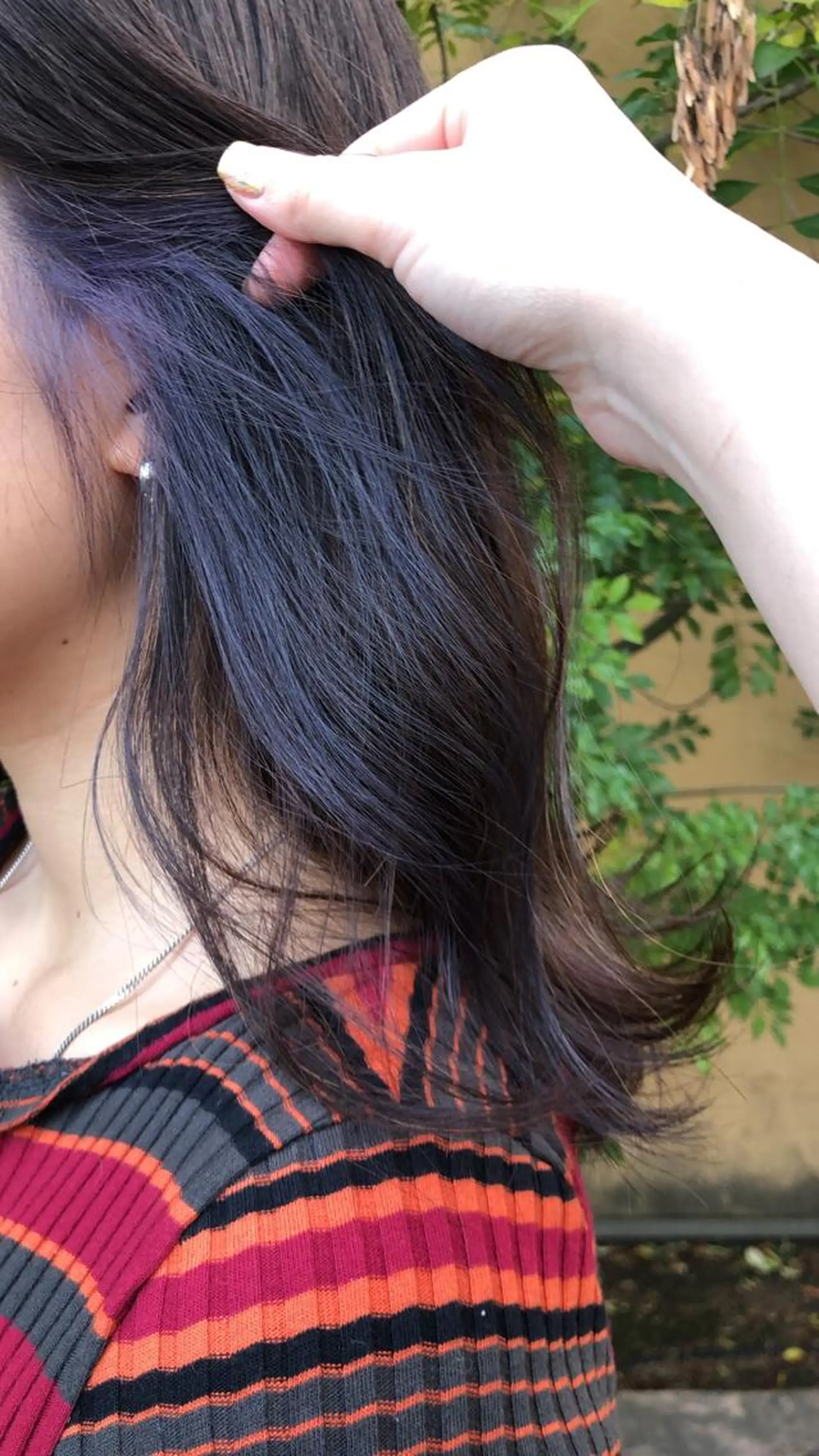ロング カラー ヘアカラー 川元 汐音のヘアスタイル