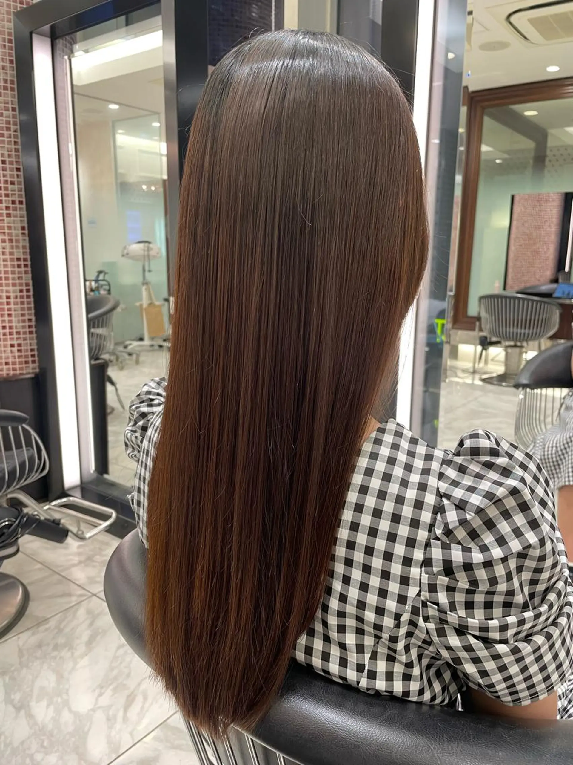 ロング 韓国風パーマ/ヘア セット/店長みづきのヘアスタイル