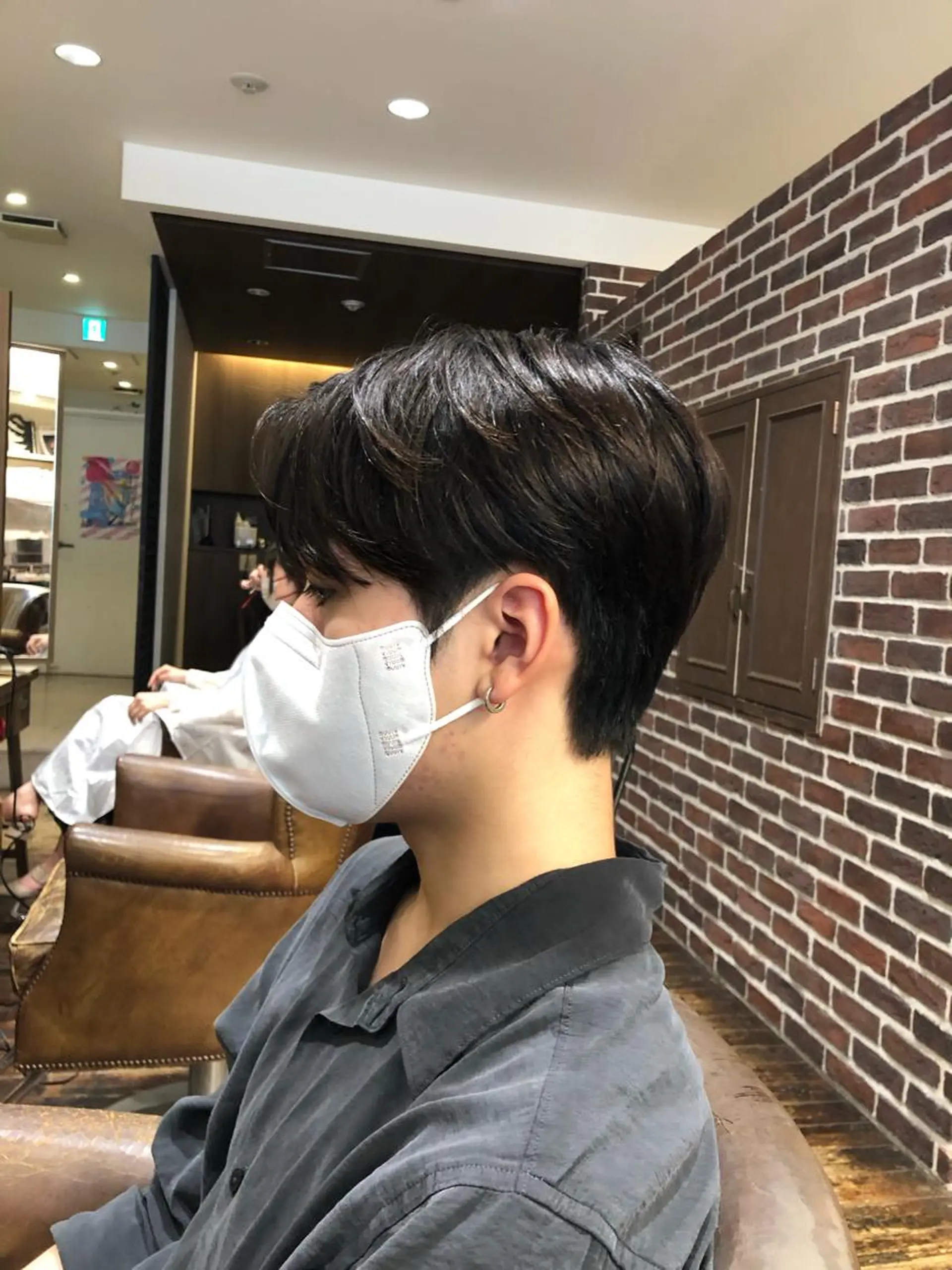 メンズ 韓国メンズヘア シンユウのヘアスタイル