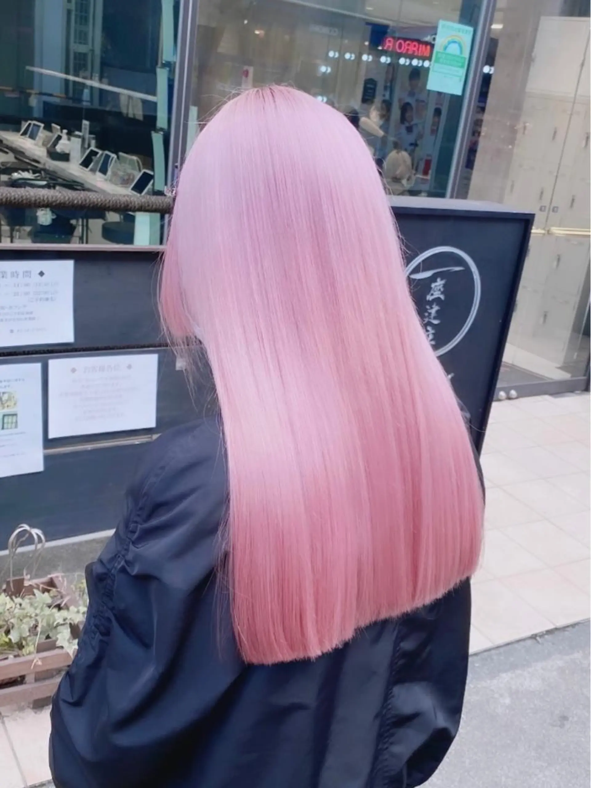 セミロング カラー パーマ ヘアアレンジ メンズ キッズ ネイル マツエク・マツパ アイブロウ ピンクカラー カラーマツエク ピンク ハイトーンNo.1 👩🏼NaGiSaのヘアスタイル