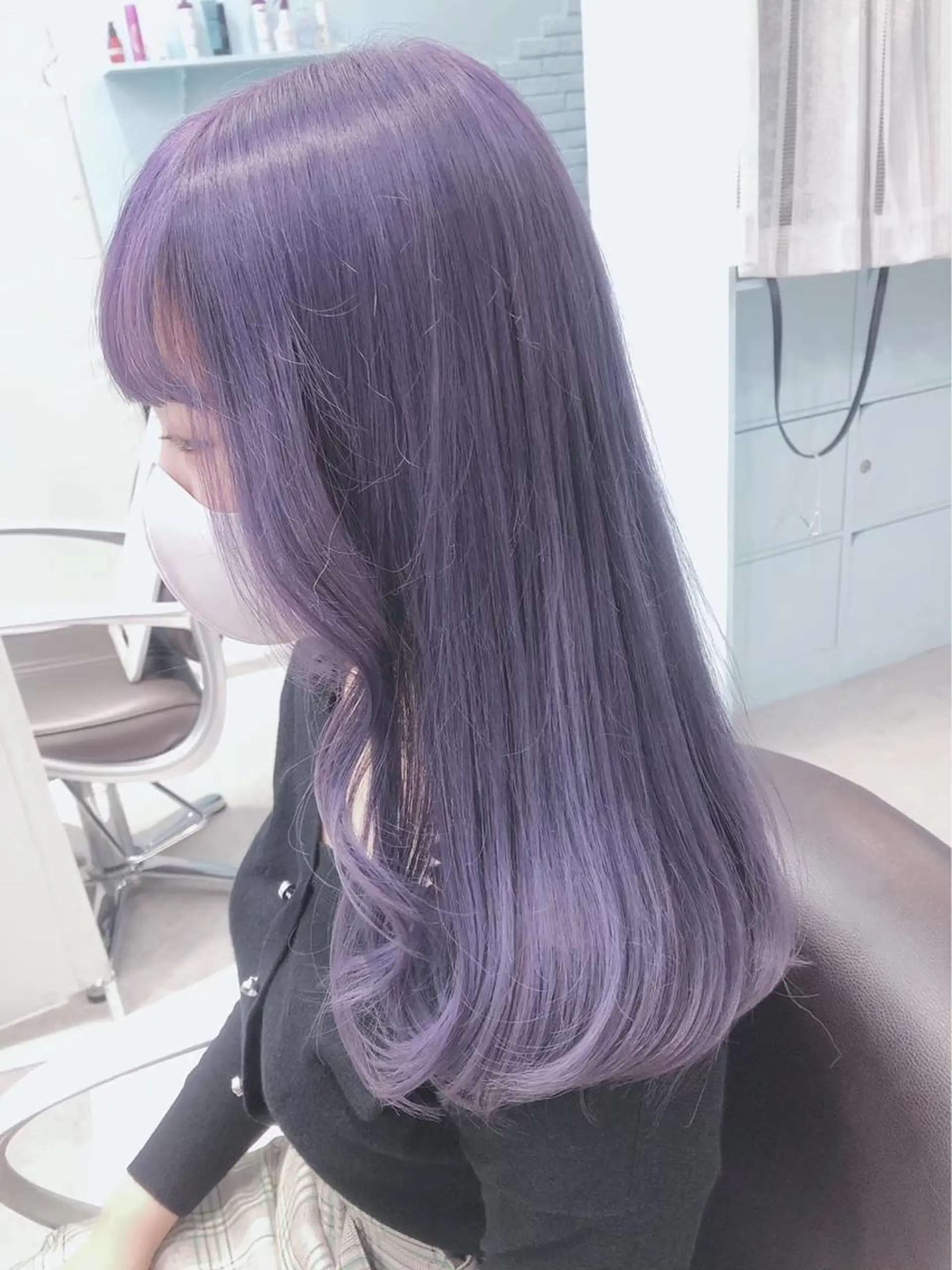 ロング ハイトーン×エクステ 💞くるみのヘアスタイル