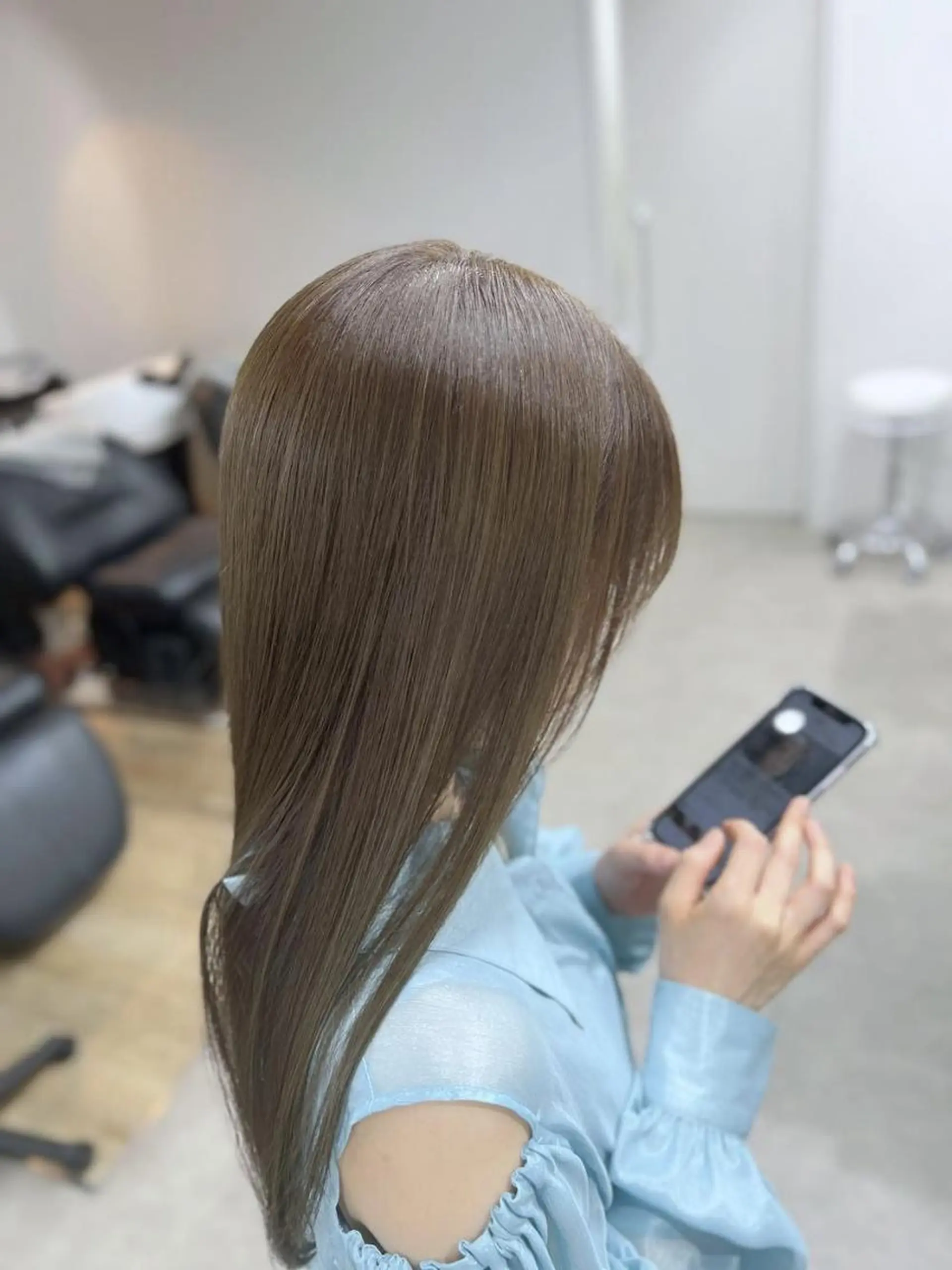セミロング カラー ✨【公式】 juhl.横浜✨のヘアスタイル