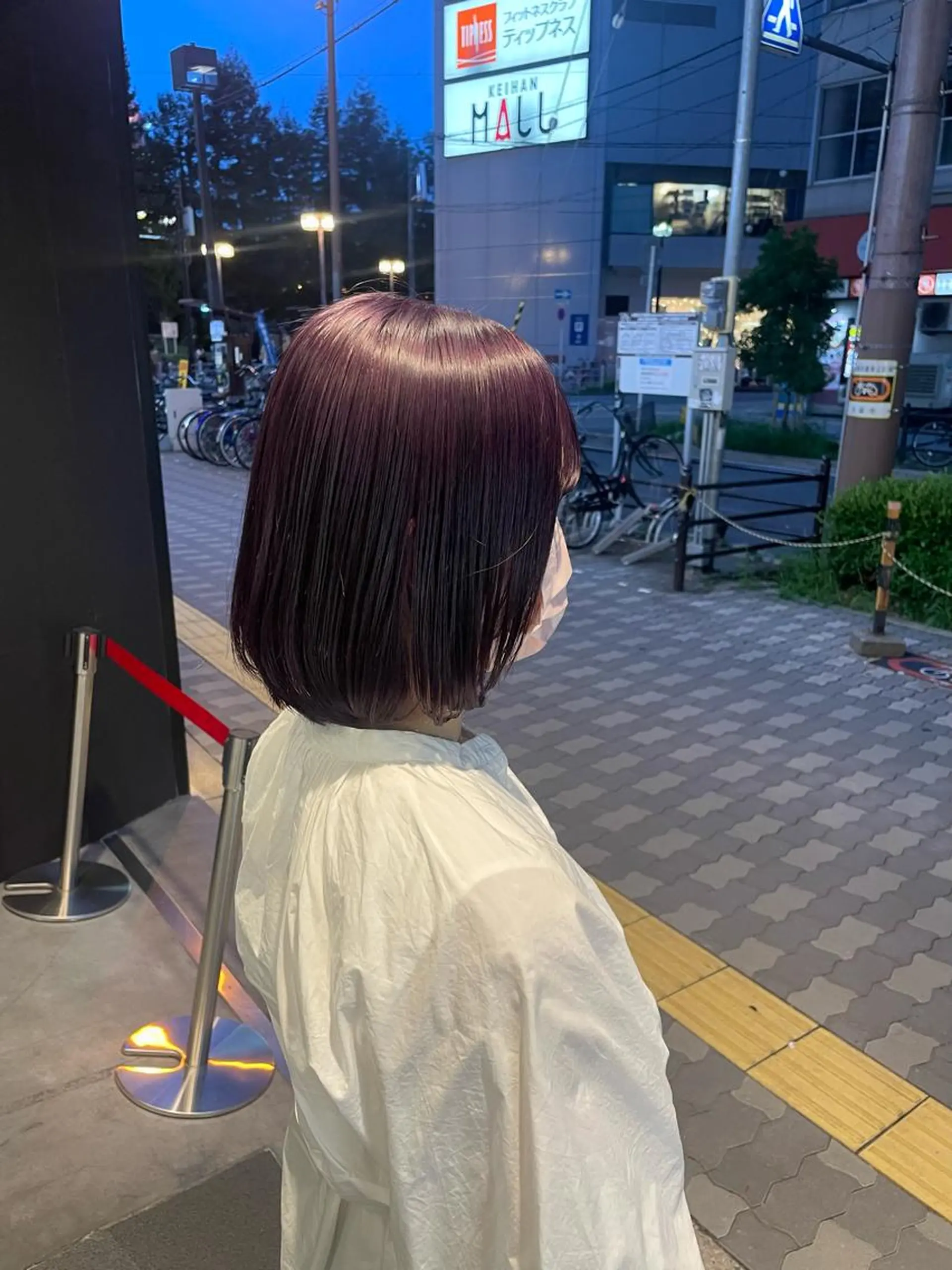 ショート カラー yohaku misakiのヘアスタイル