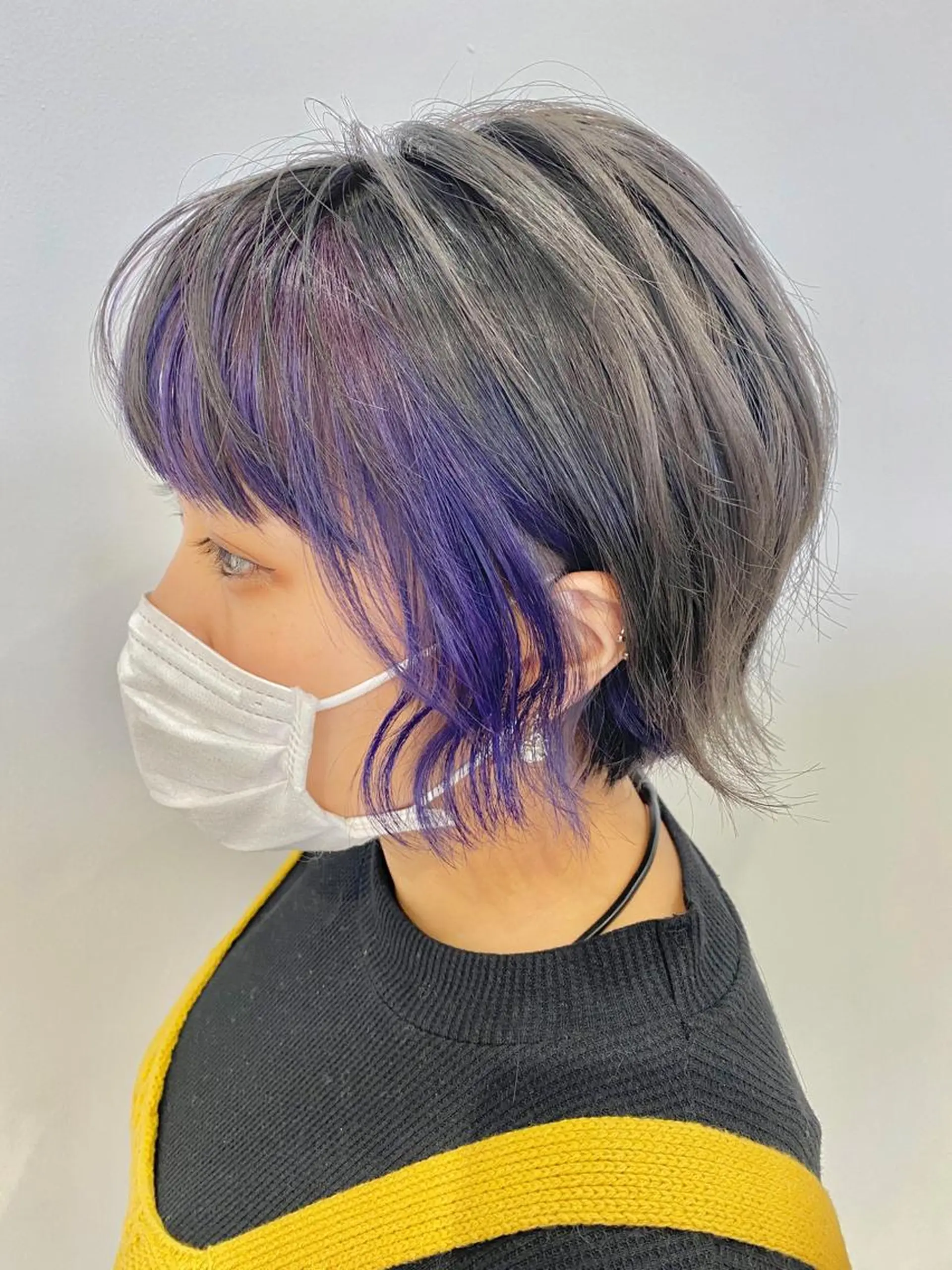 ショート カラー ミストバング  フェイスフレーミング ufu所属・🫧KOWATA KASUMI🫧のヘアスタイル