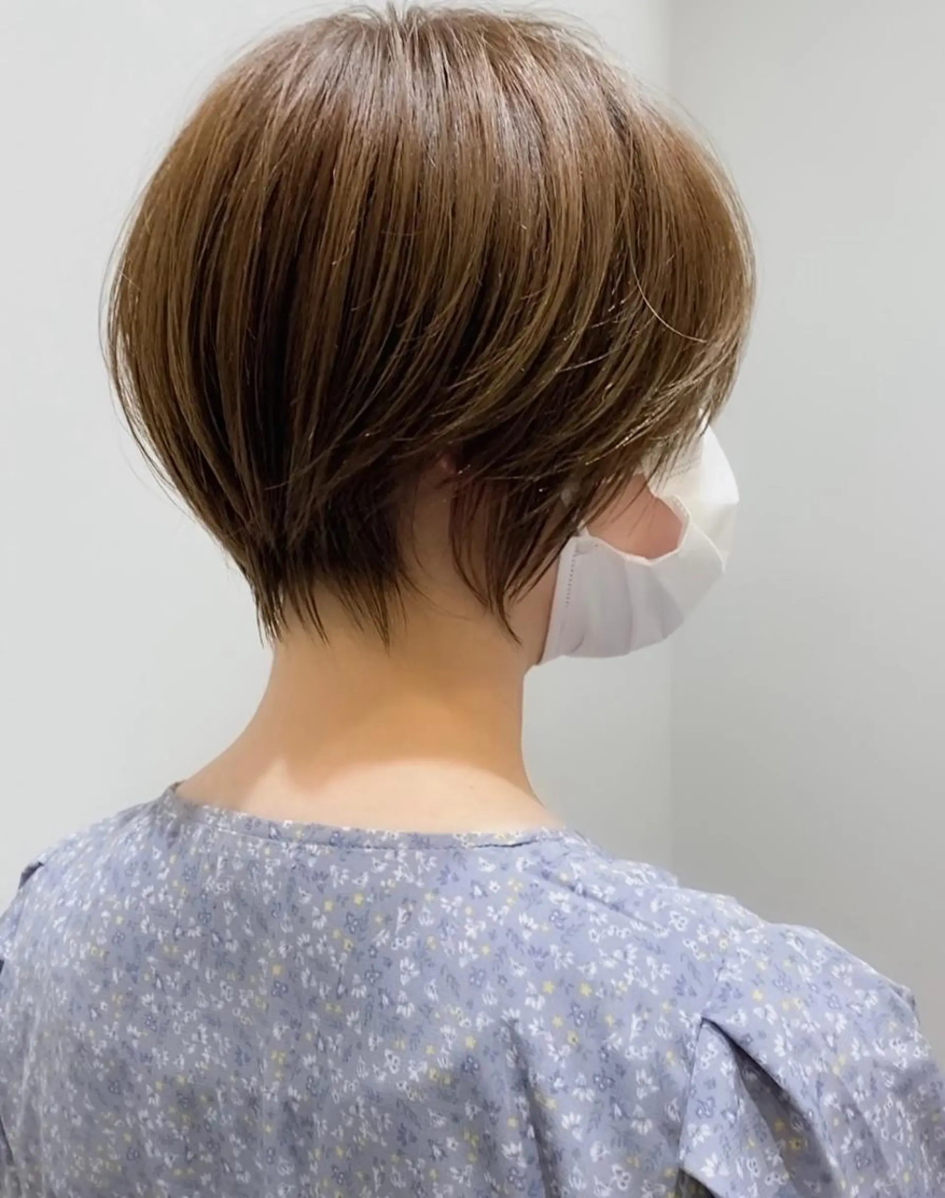 ショート カラー 丸みショート ショートヘア 鈴木 啓介のヘアスタイル