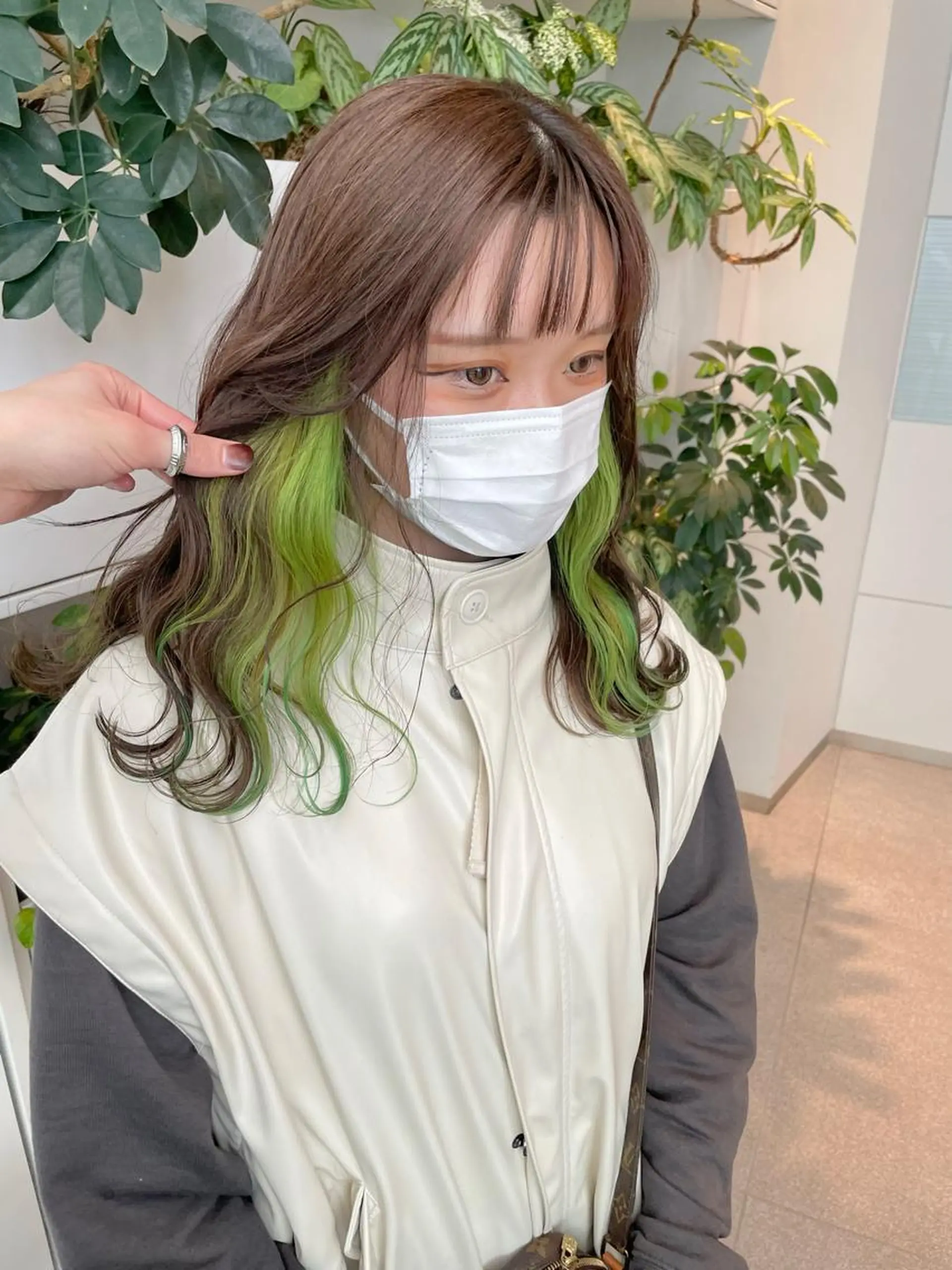 ミディアム ヘアカラー 完全個室サロン💐 代表取締役💐梶谷のヘアスタイル