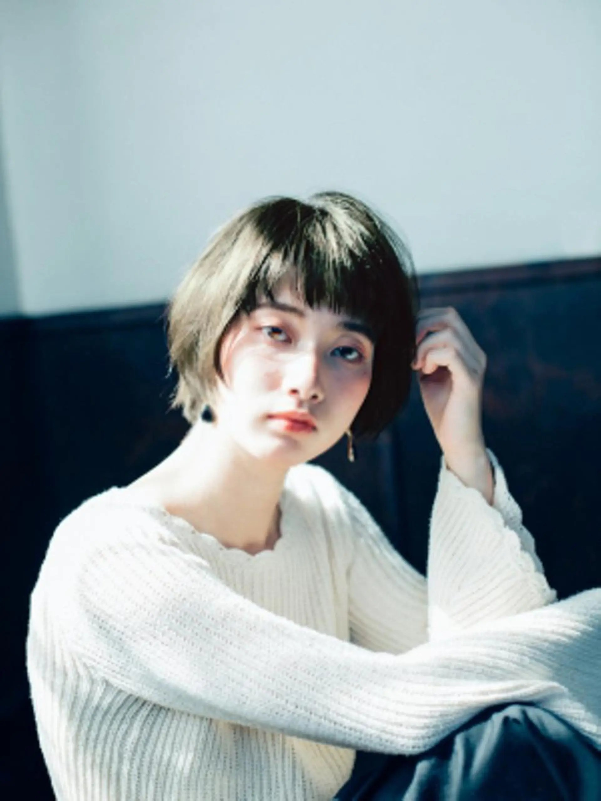 ショート カラー パーマ Emerge 蒲田 東口店【エマージュ】のヘアスタイル