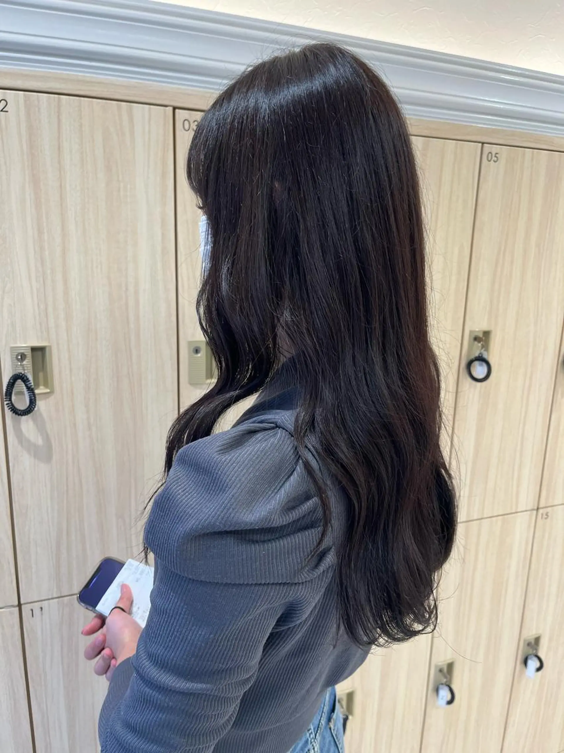 ロング カラー カット ヘアカラー トリートメント 田中 瑞妃のヘアスタイル