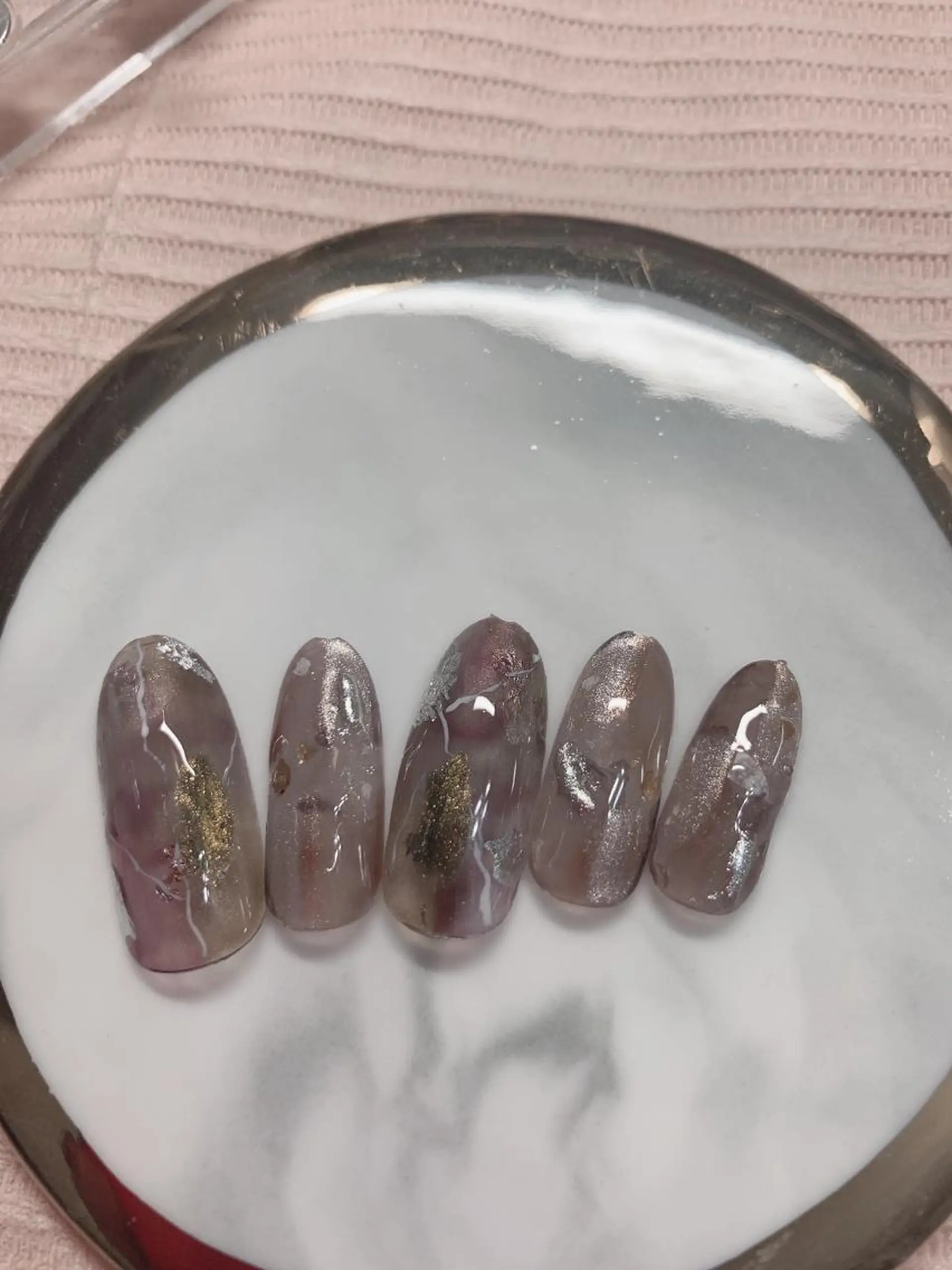 ネイル マグネットネイル ニュアンスネイル ハンドネイル ハンドケア aki_orenge nailのネイルデザイン