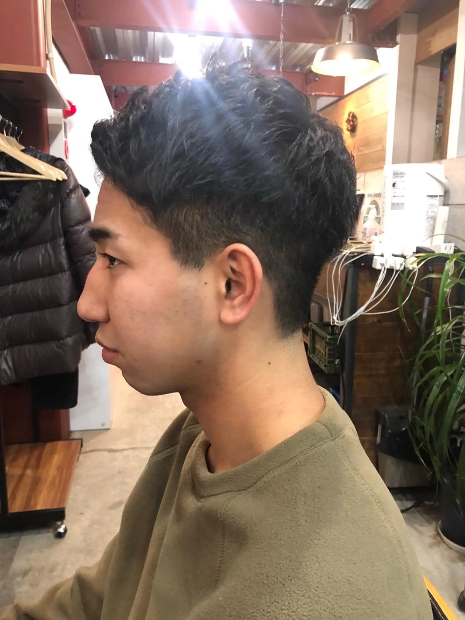 メンズ パーソナルカラー 藤本夢のヘアスタイル