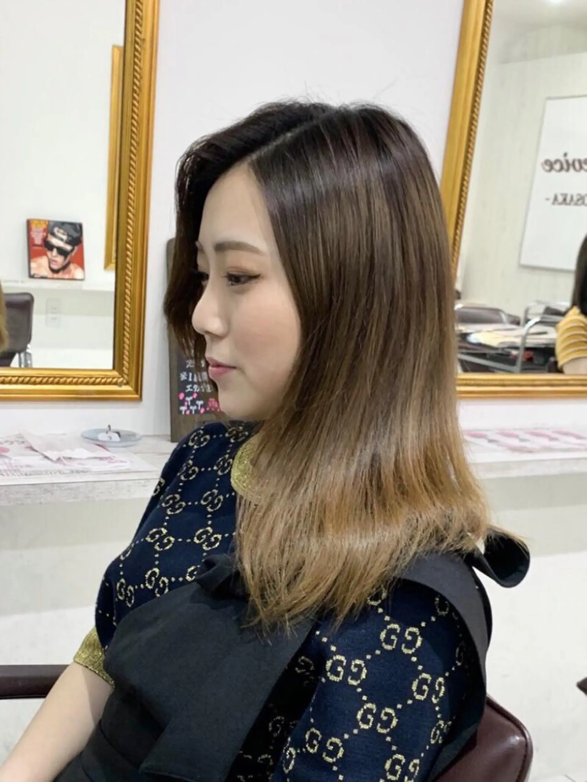 ロング カラー ヘアアレンジ レミーエクステ大阪 Device梅田のヘアスタイル