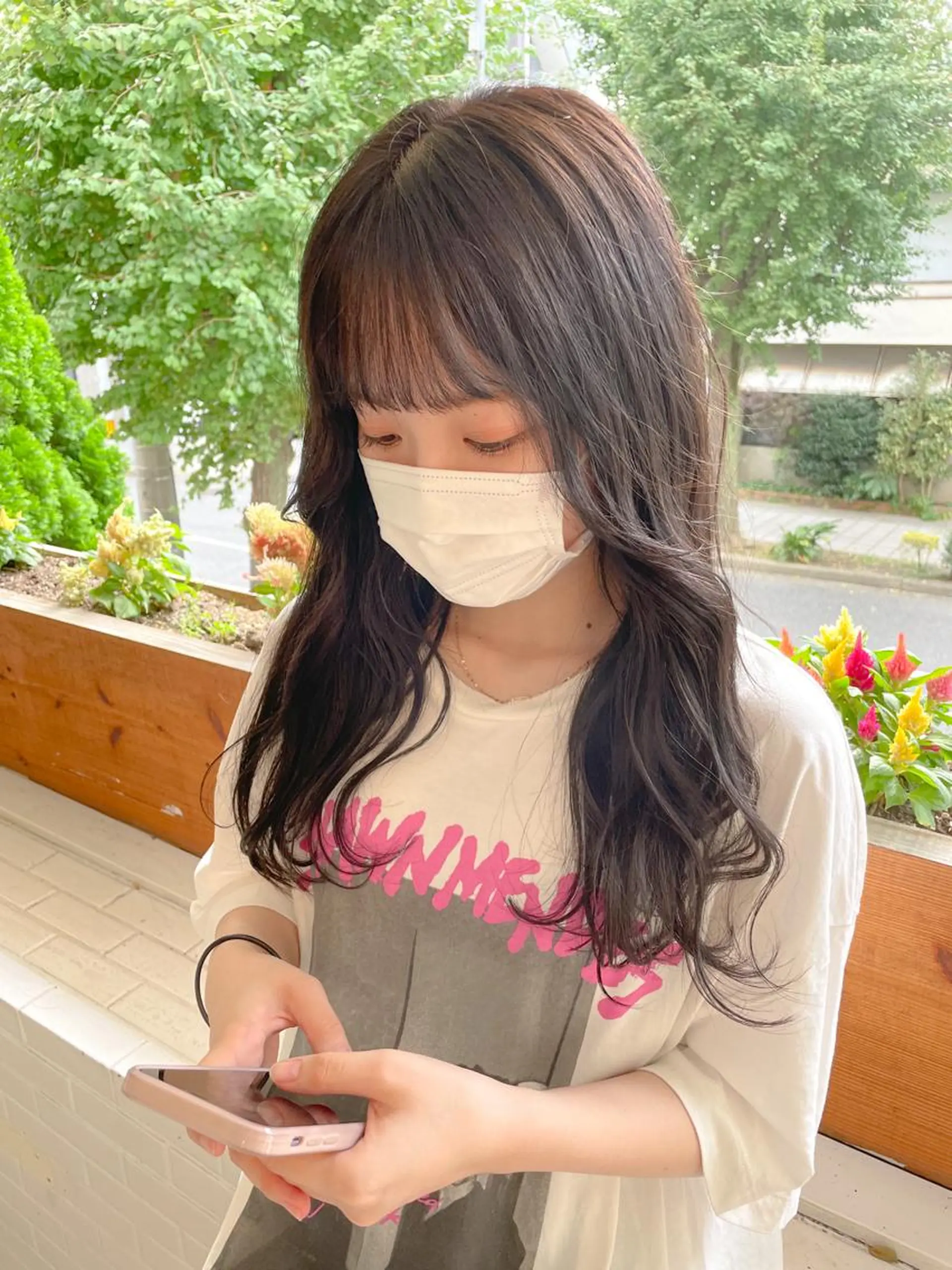 ロング カラー COMILE 🌼 SUZUKAのヘアスタイル