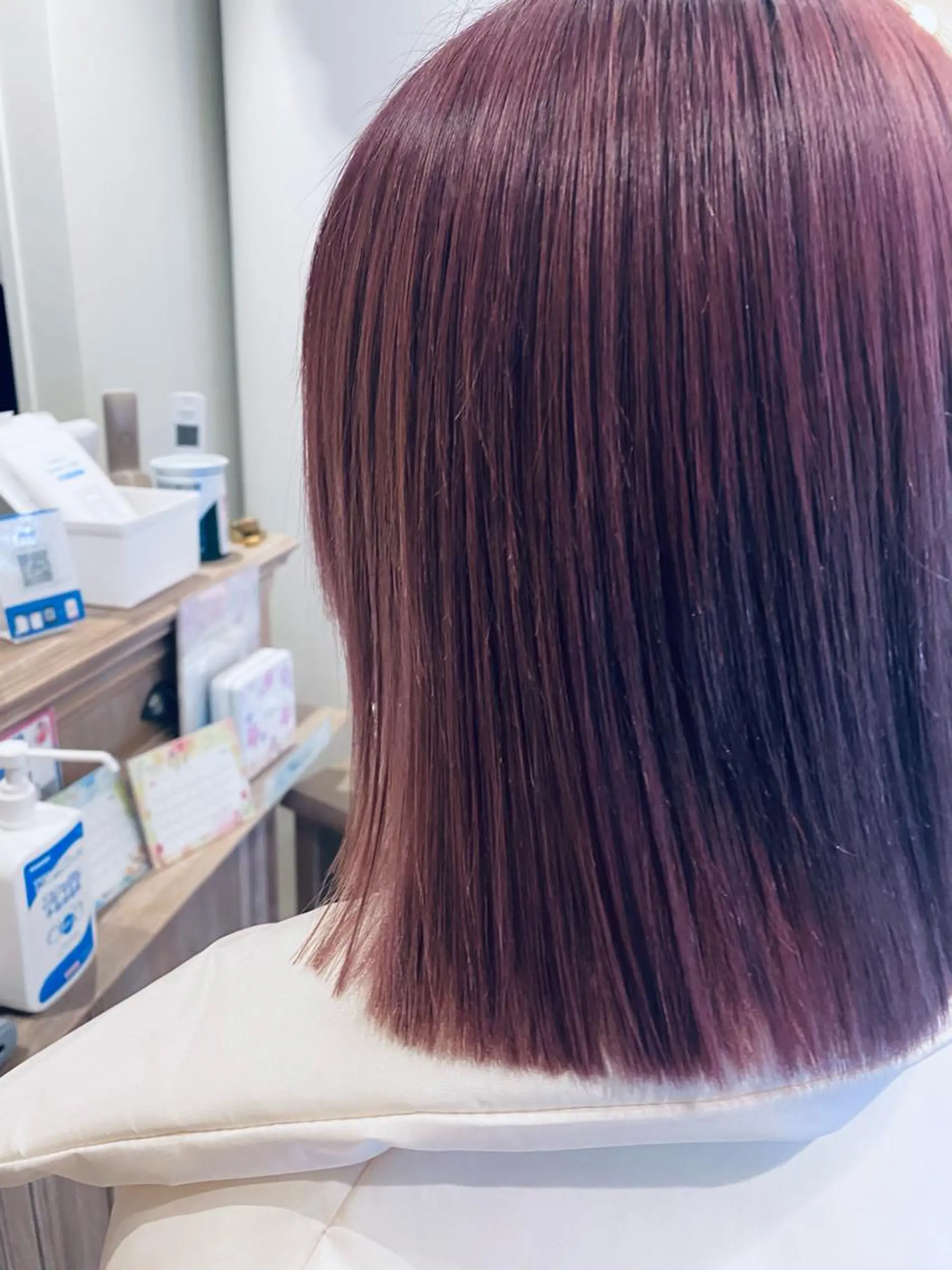 ミディアム カラー 理想のツヤ髪へ 👼谷山　潮音👼のヘアスタイル