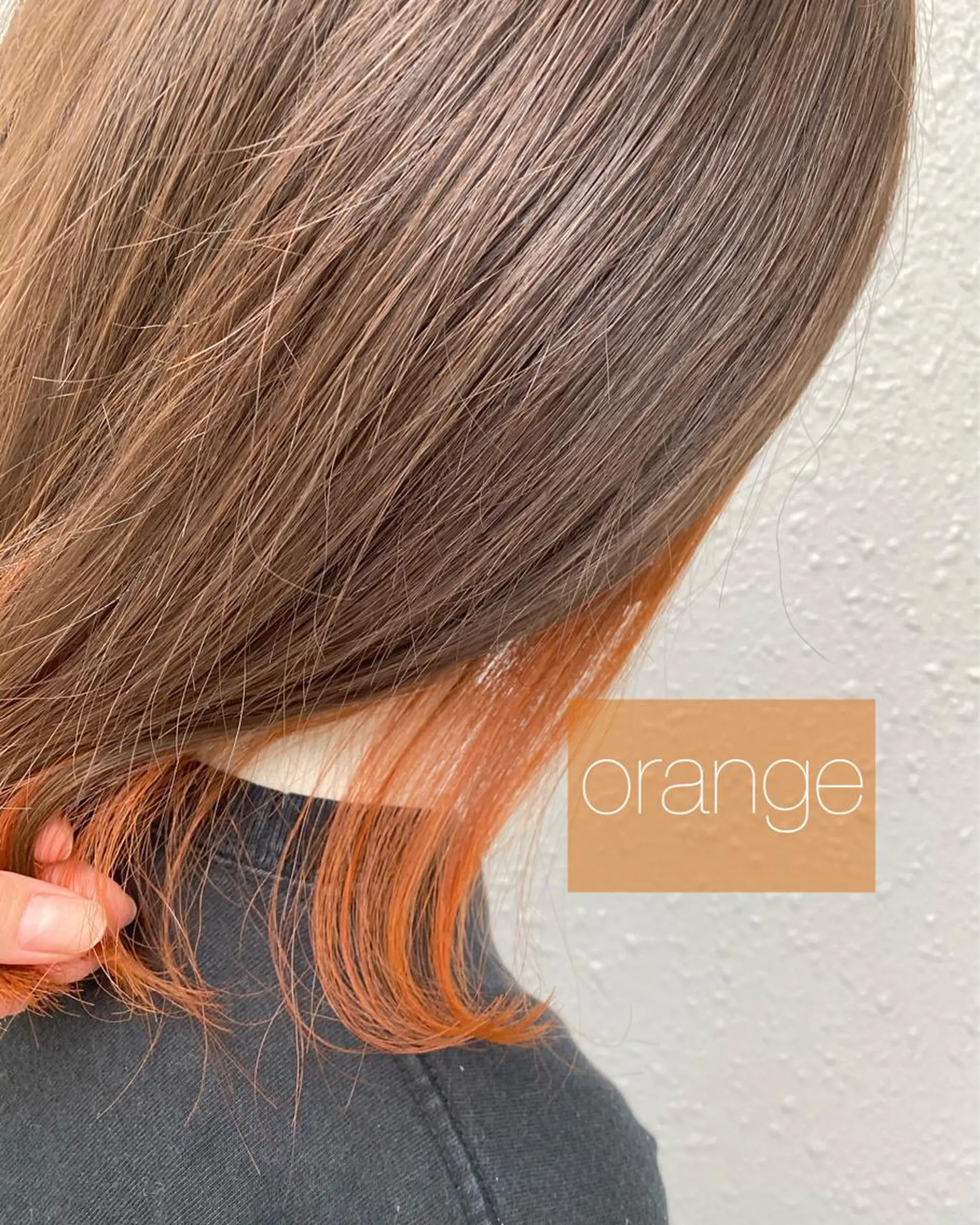 セミロング カラー ブリーチ 後藤紗英/髪質改善 /オリーブベージュのヘアスタイル