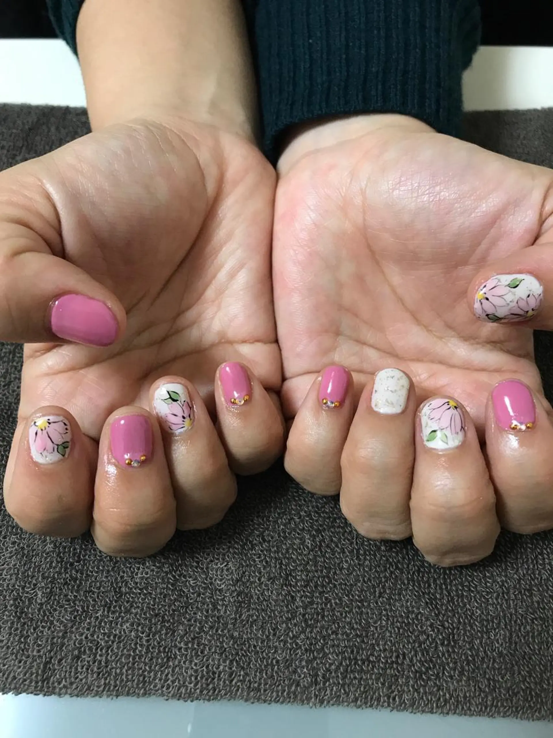 ネイル ショートネイル ハンドネイル Masuko Yasukaのネイルデザイン