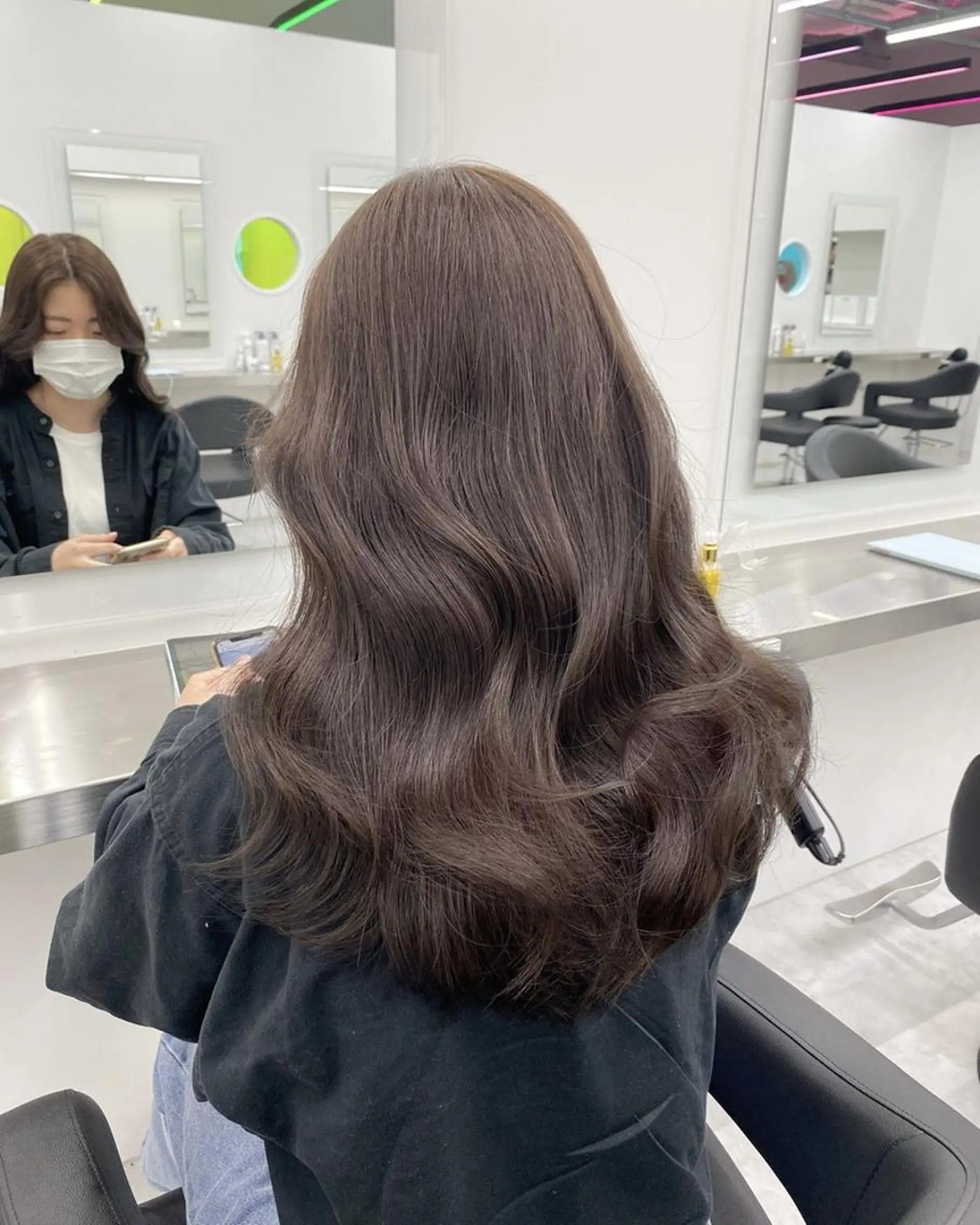 カラー カット ヘアカラー ヘッドスパ ヘアセット 透明感ベージュ🧁 池袋LAND🤍のヘアスタイル