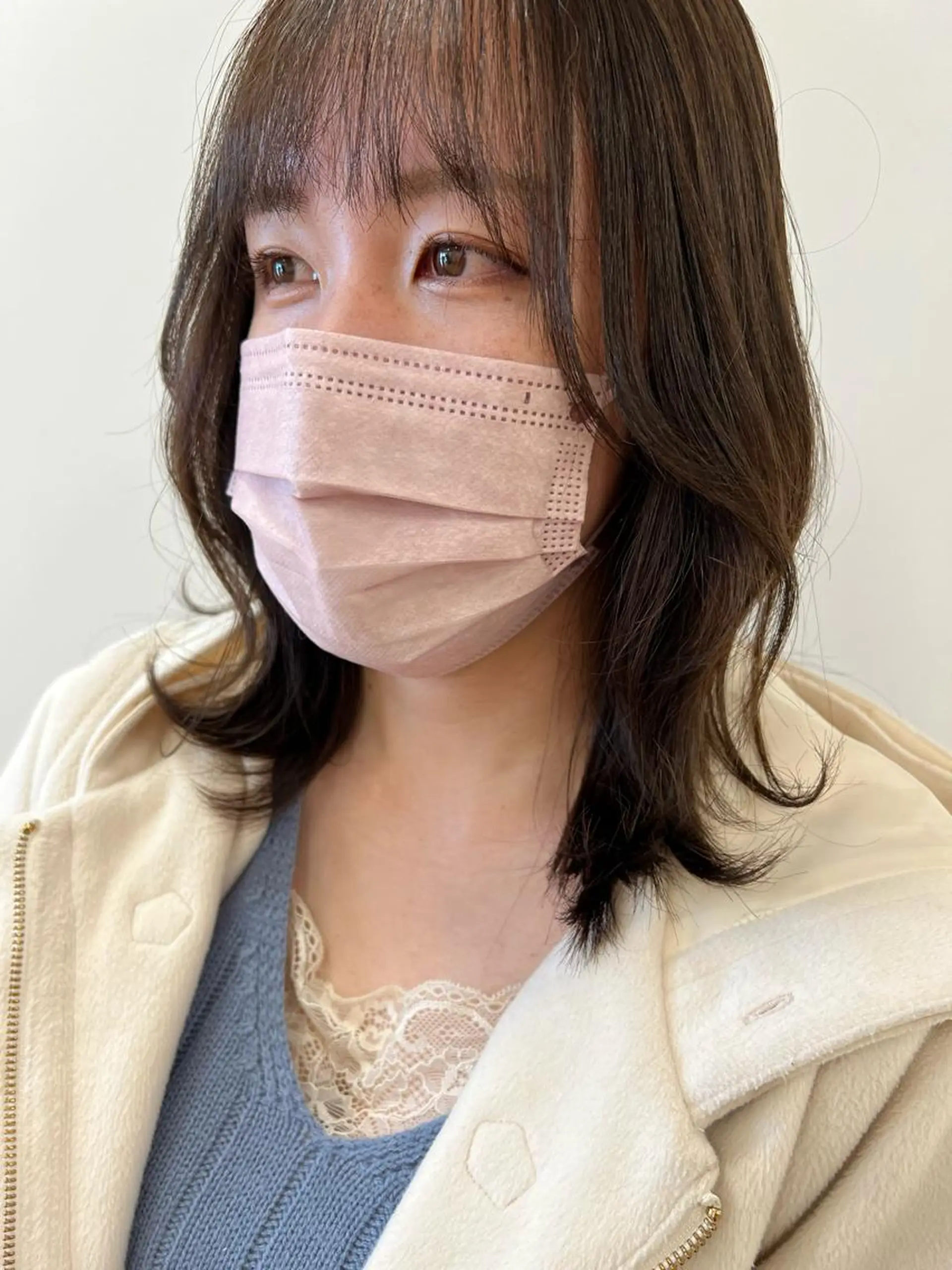 ミディアム カラー カット ヘアカラー トリートメント 似合わせ.ﾍｱｾｯﾄ 得意🌹井上美沙のヘアスタイル