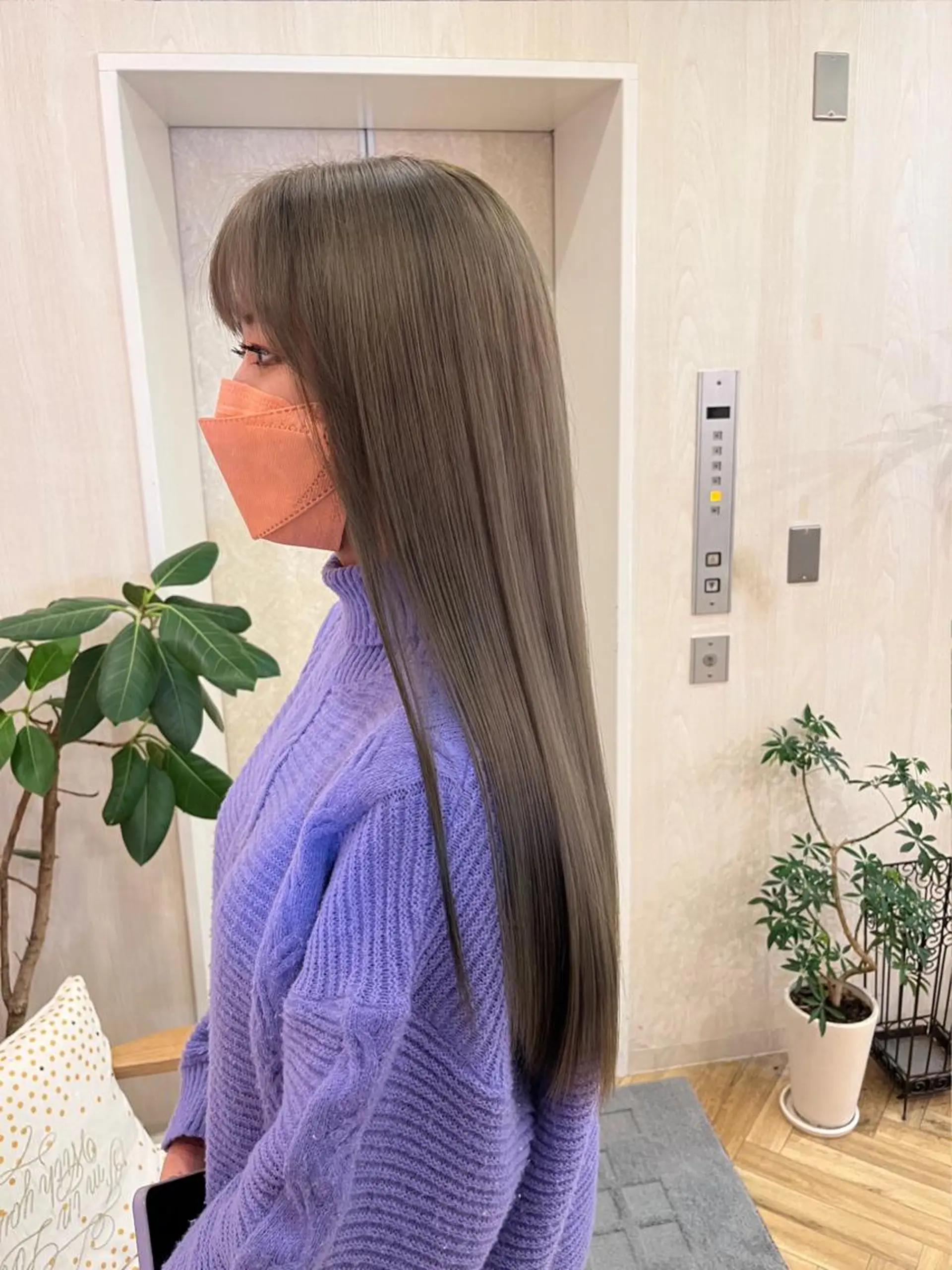 ミディアム カラー ヘアアレンジ 🌿菊池 瑠奈〰️のヘアスタイル