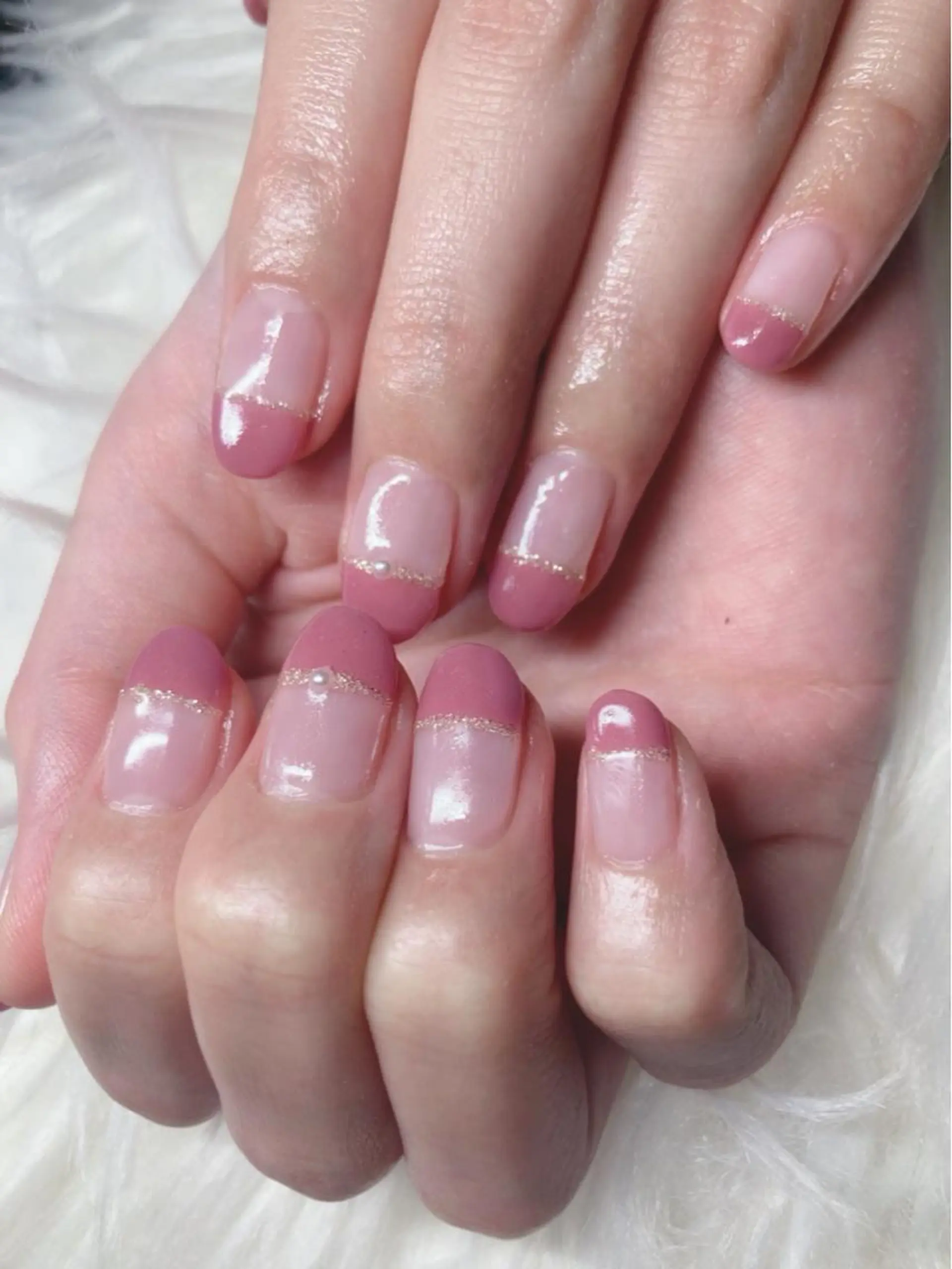 ネイル ラメ(グリッター) ネイルケアサロン Campanulaのネイルデザイン