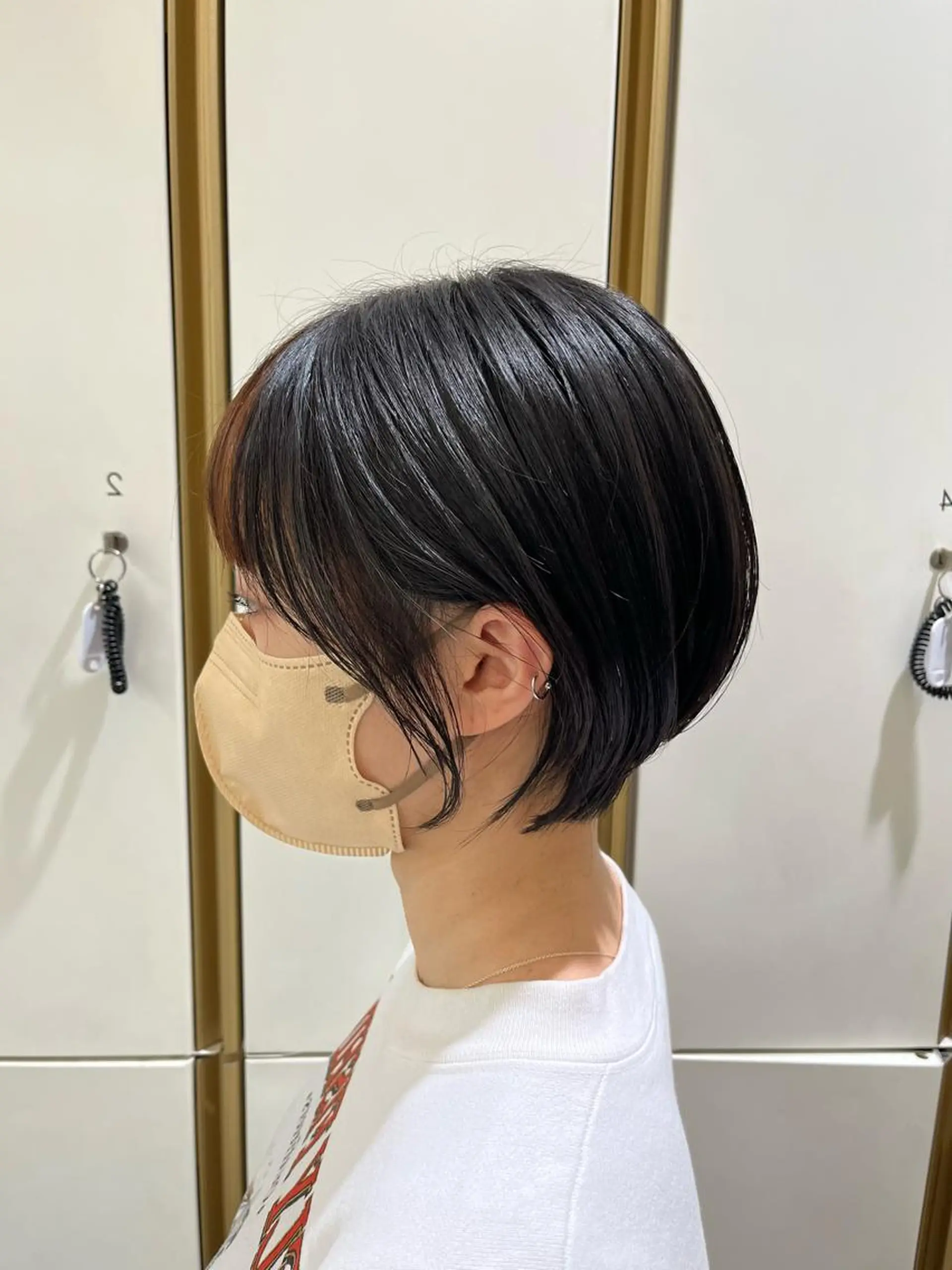 ショート ショートボブ ボブ ショートヘア カット バレイヤージュ/ヘア アレンジ/shionのヘアスタイル