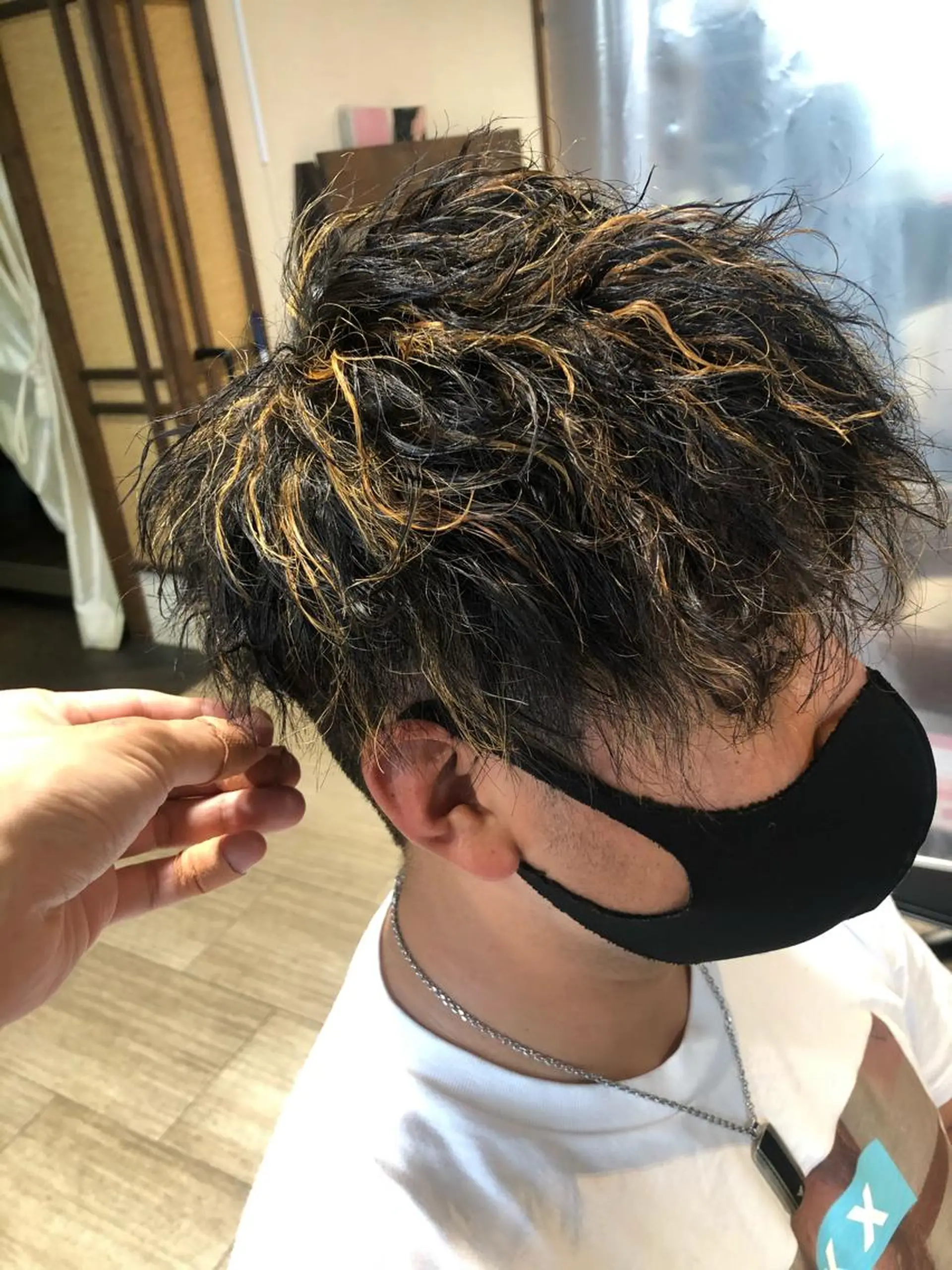 ショート パーマ メンズ メンズパーマ/ スパイキー/神田正紀のヘアスタイル