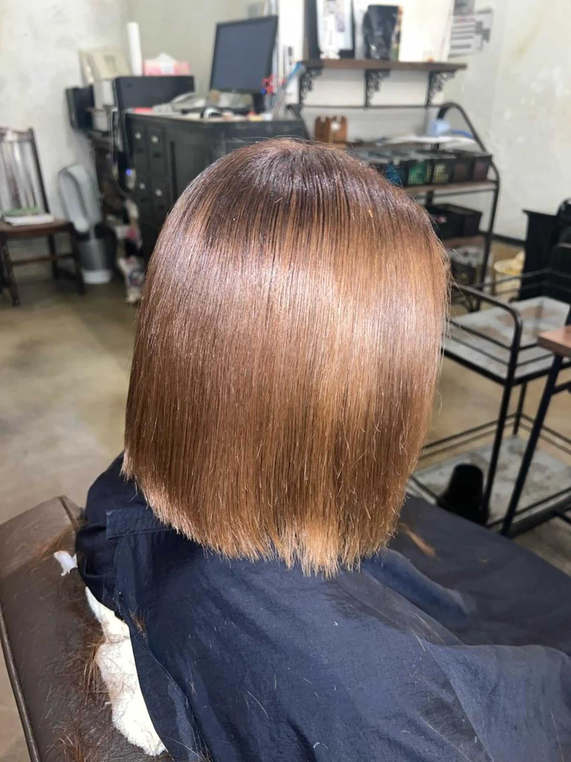 ミディアム 縮毛矯正 🩵小野 えりか🩷のヘアスタイル