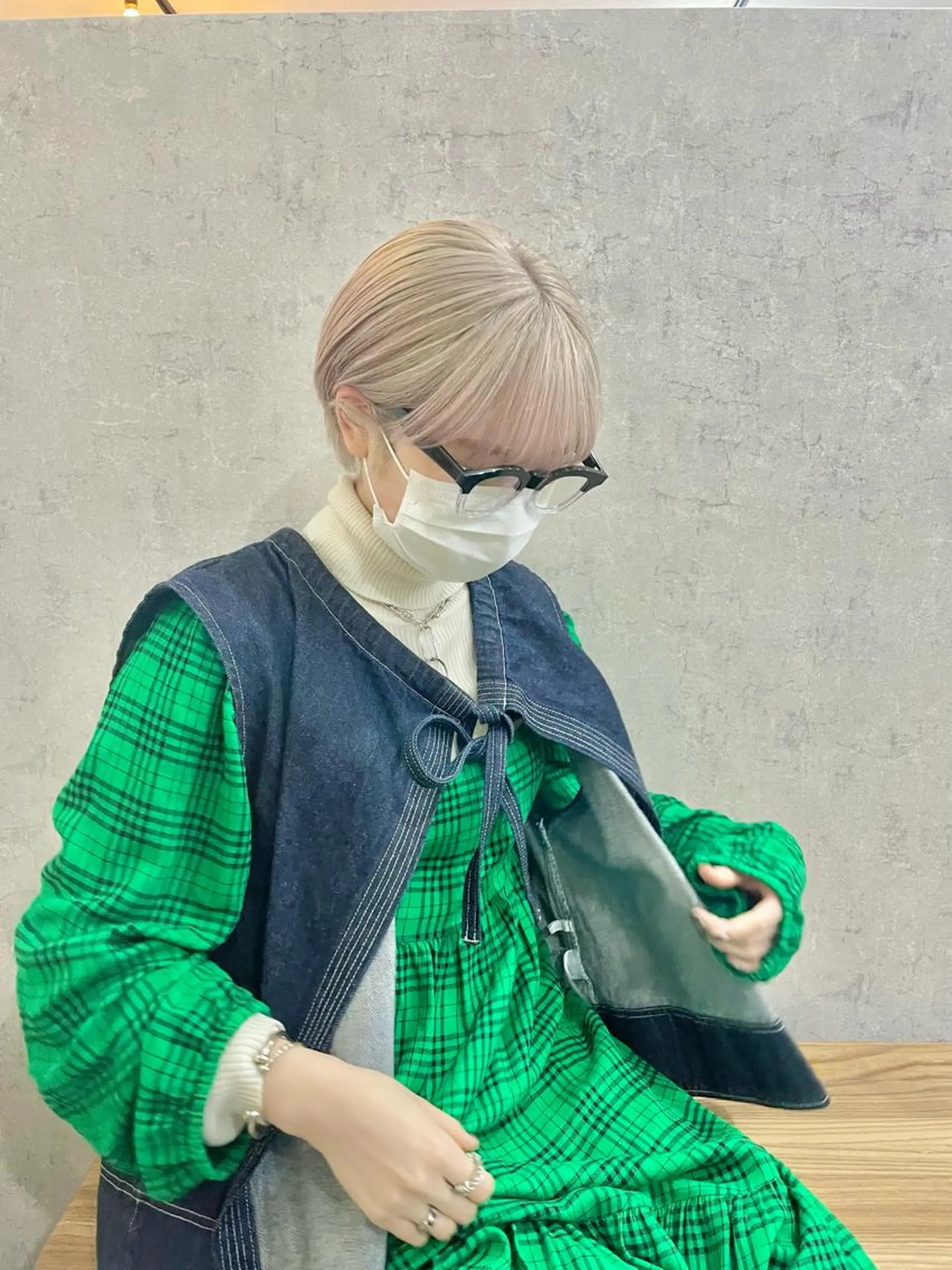 ショート カラー パーマ ヘアアレンジ メンズ キッズ ネイル マツエク・マツパ アイブロウ メンズバレイヤージュ メンズブリーチ メンズハイライト メンズインナーカラー メンズ韓国風 eir心斎橋店所属・心斎橋/ハイトーン/ RENのヘアスタイル