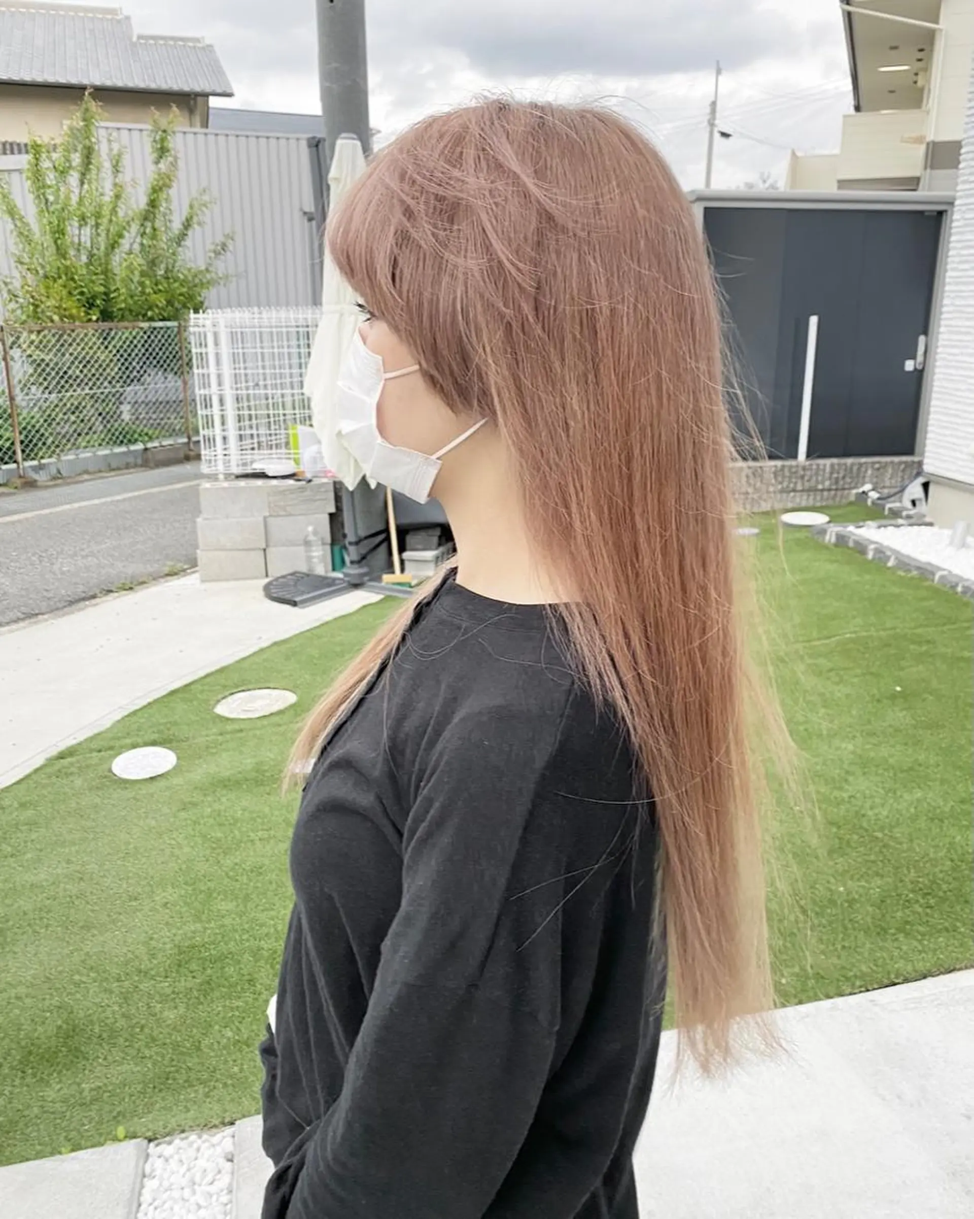 ロング カラー カット ヘアカラー トリートメント Designer EGGのヘアスタイル