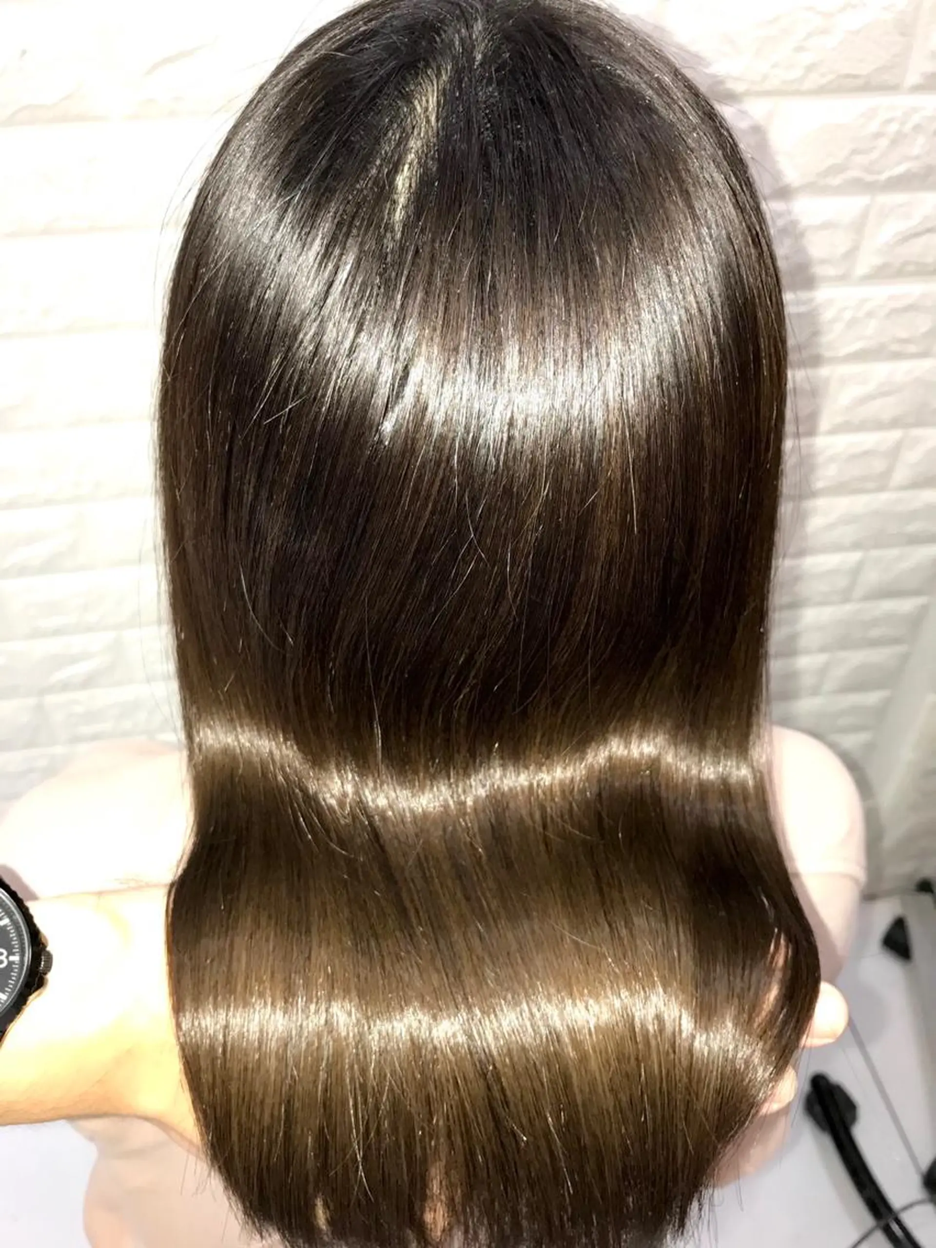 ミディアム 髪質改善 トリートメント 20代半ば上質なへア ケア 髪質改善 大西のヘアスタイル