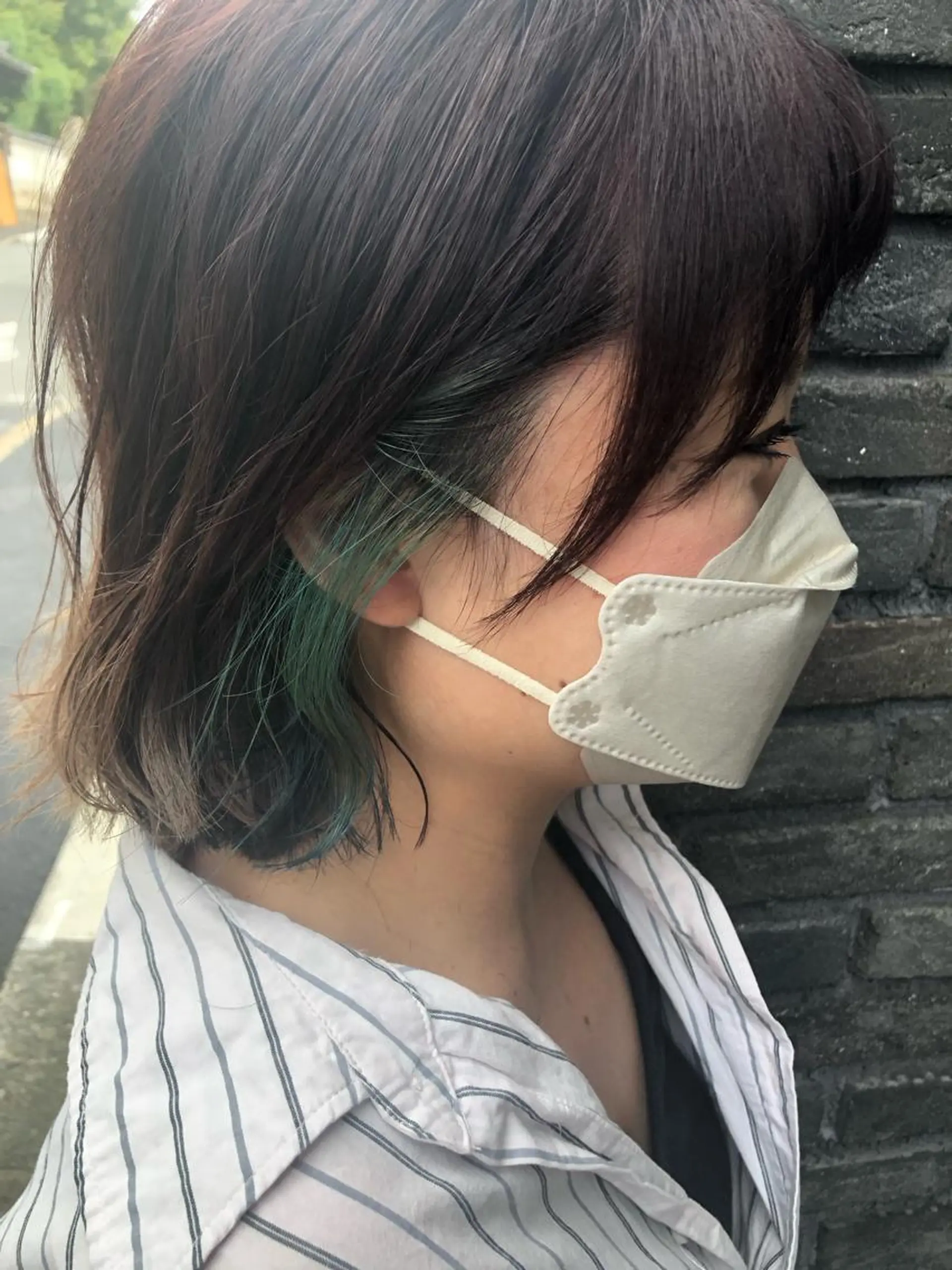 ショート カラー インナーカラー 佐伯 凌太郎のヘアスタイル