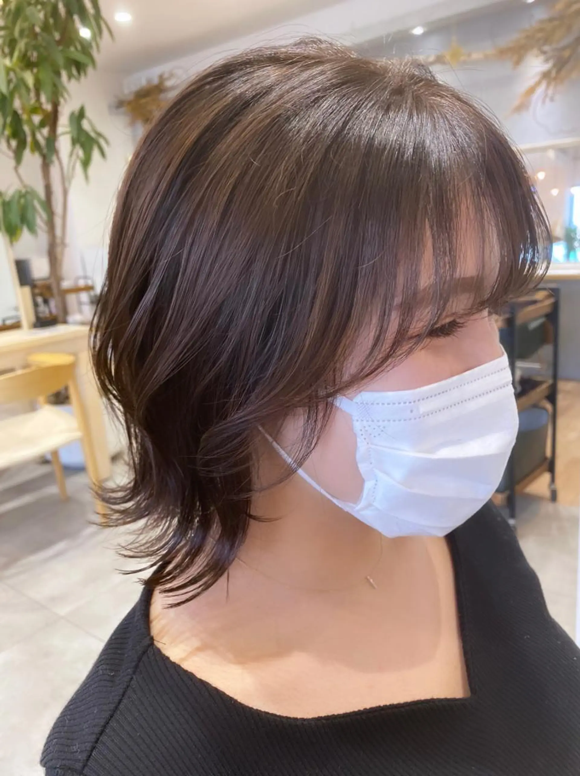 ミディアム 河田 海陽のヘアスタイル
