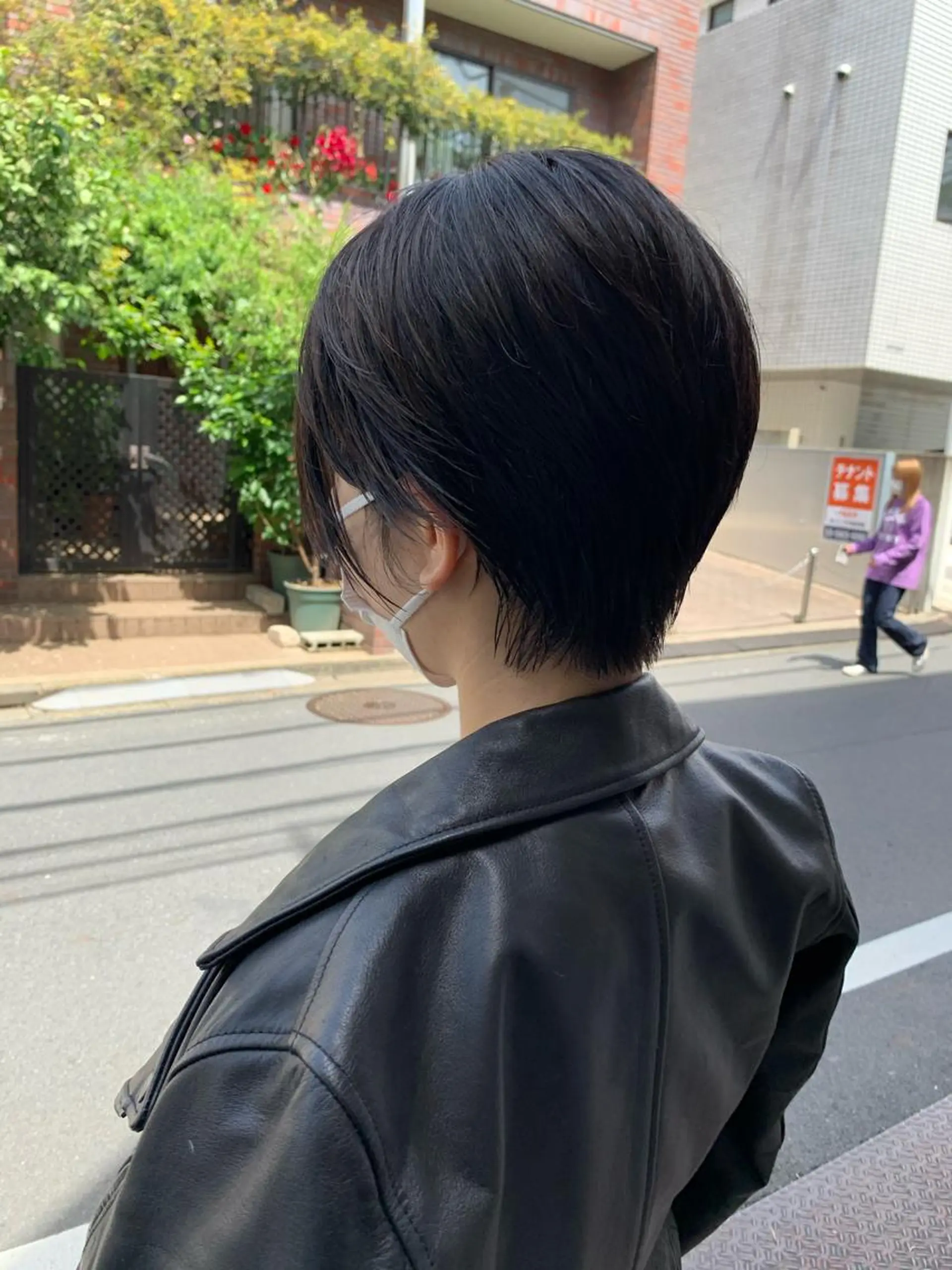 ショート カラー アッシュ ダークアッシュ くびれヘア ショートヘア 似合わせカラー🫶 小川千波のヘアスタイル