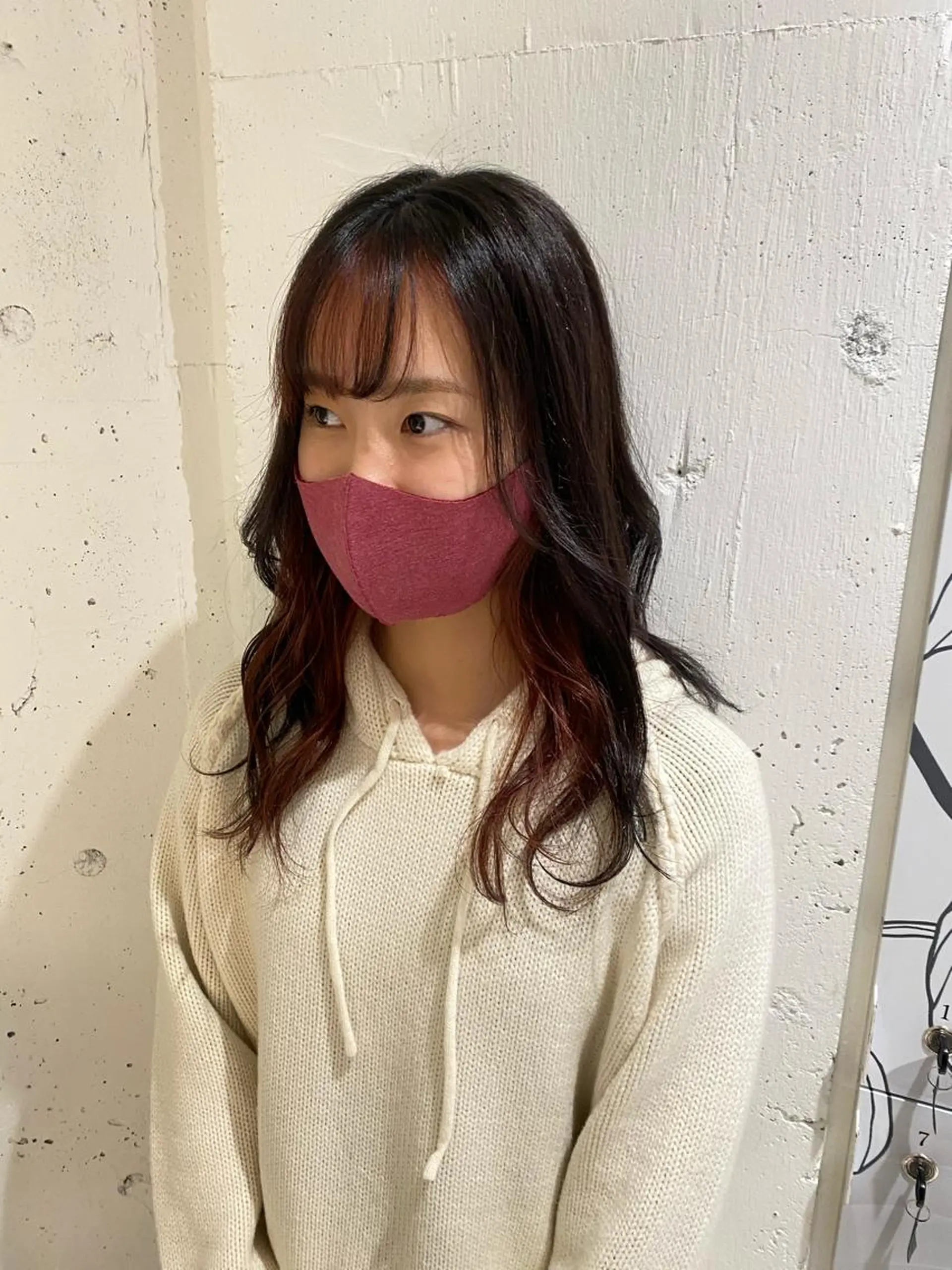 ロング カラー ヘアカラー トリートメント ヘアセット ナチュラル/韓国💎 haruka 💎のヘアスタイル