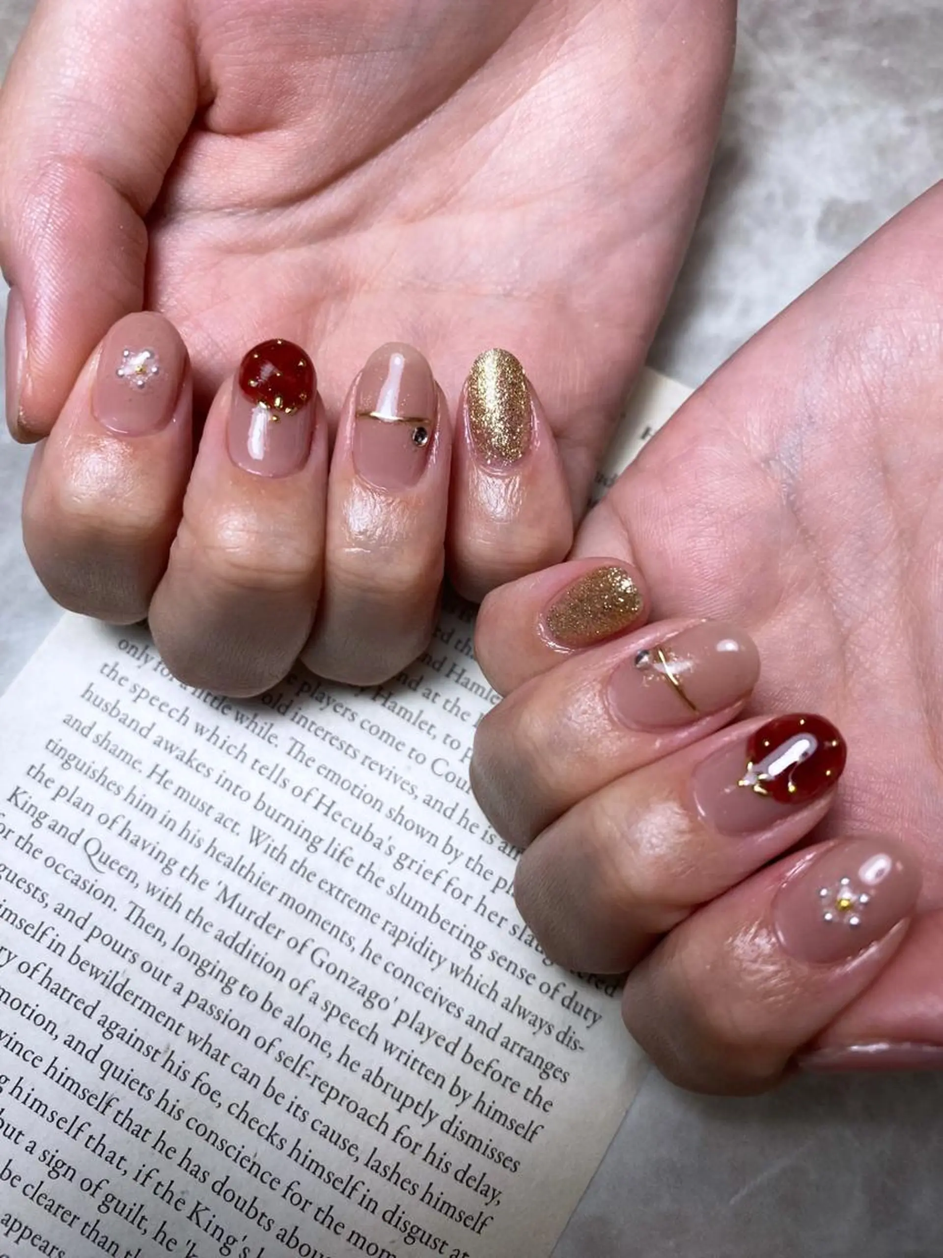 ネイル 持ち込み ハンドネイル ハンドケア 🌿Charme🌿 MAIのネイルデザイン