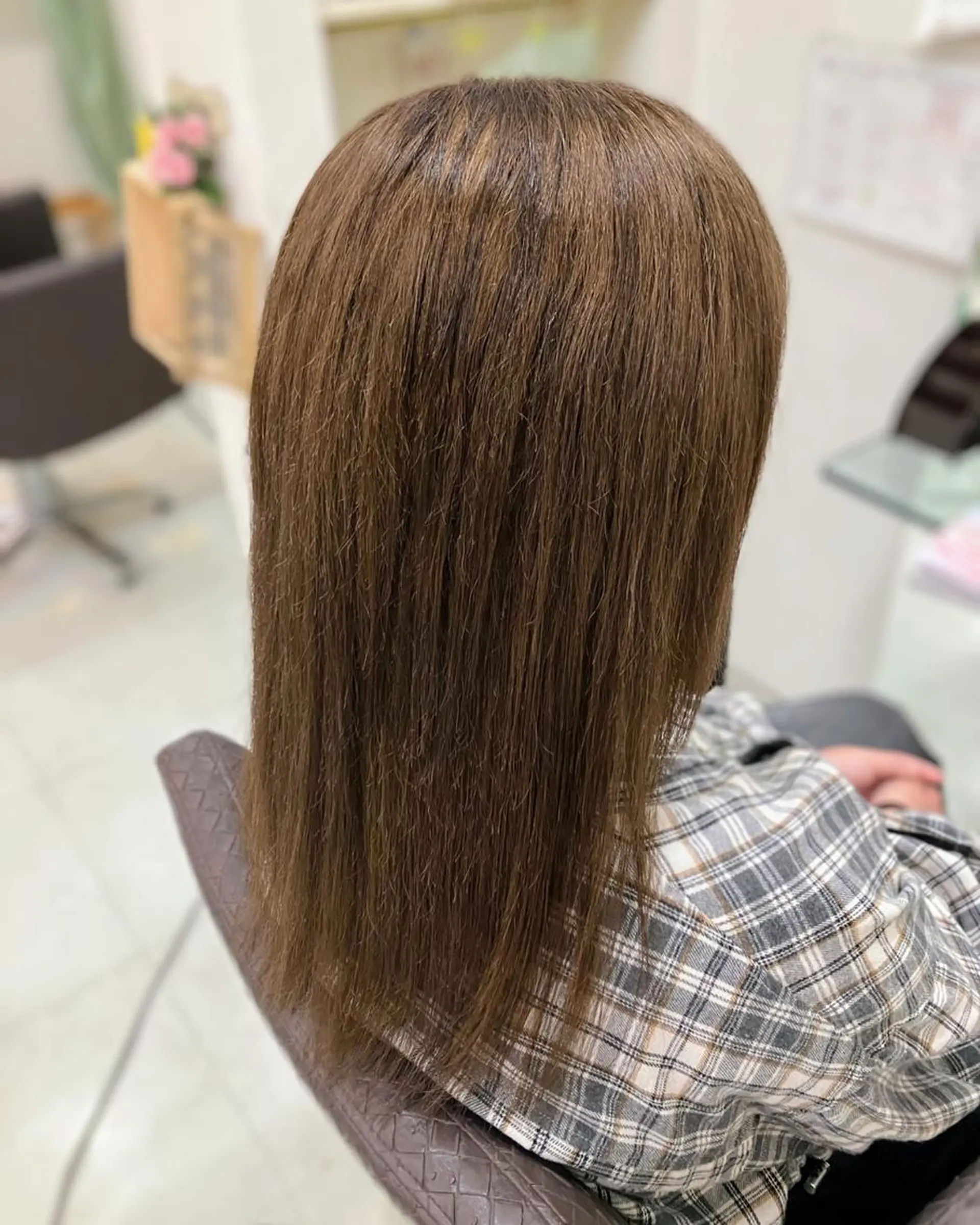 ミディアム ヘアカラー トリートメント 💐Lilas Jeanesse💐のヘアスタイル