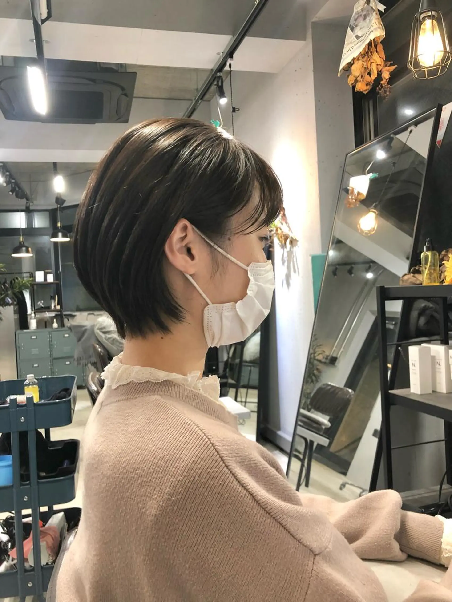 ショート 丸みショート ショートヘア カット トリートメント 新井 広樹のヘアスタイル