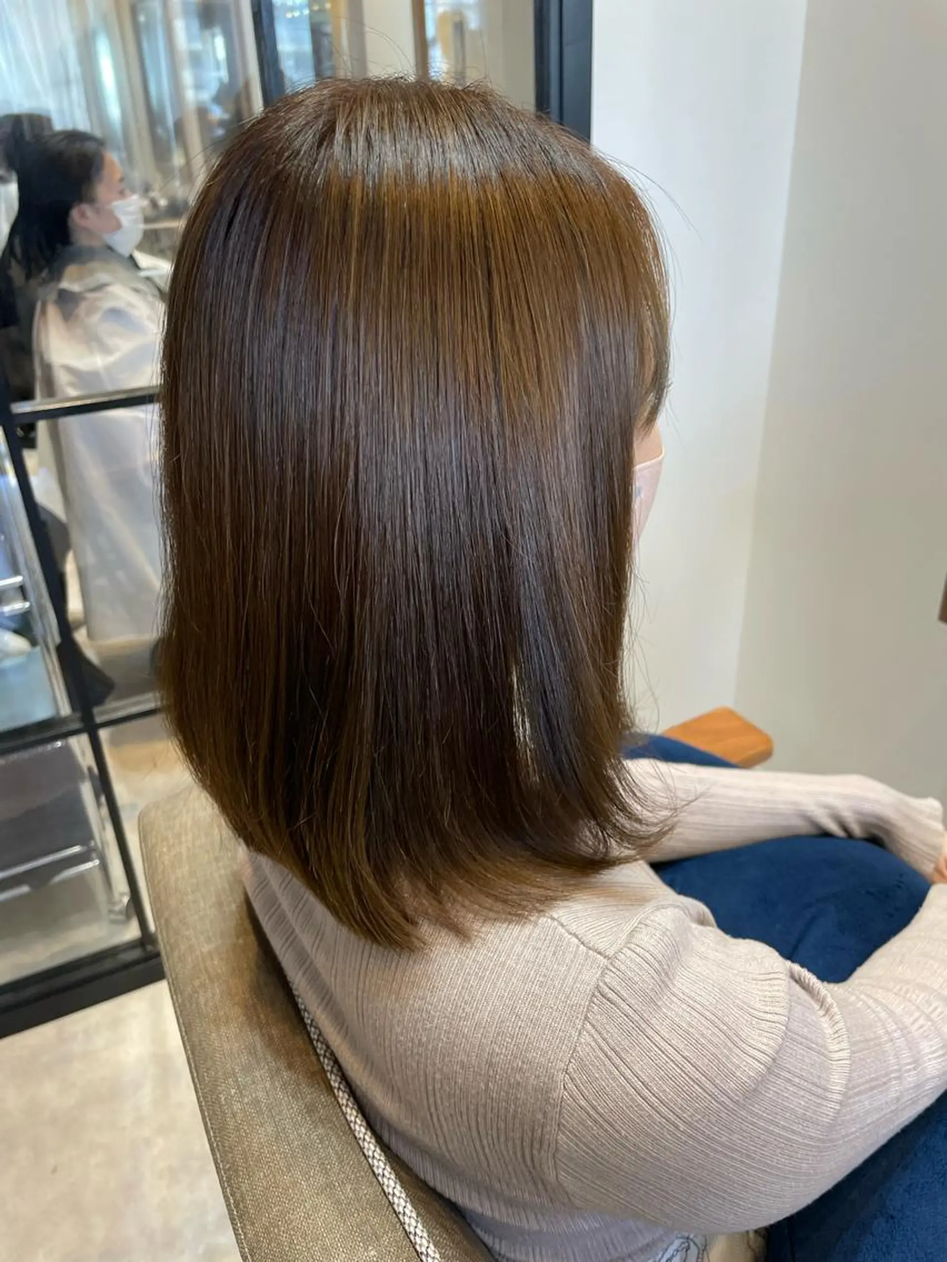 ショート 縮毛矯正 カット パーマ N°rico川喜田 里衣のヘアスタイル