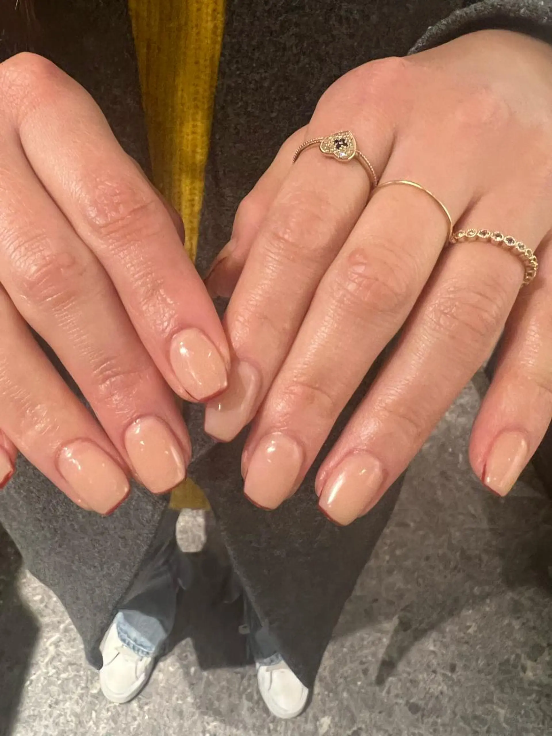 ネイル ボルドー フレンチネイル ヘアメイクネイリスト 💄💅hidemiのネイルデザイン