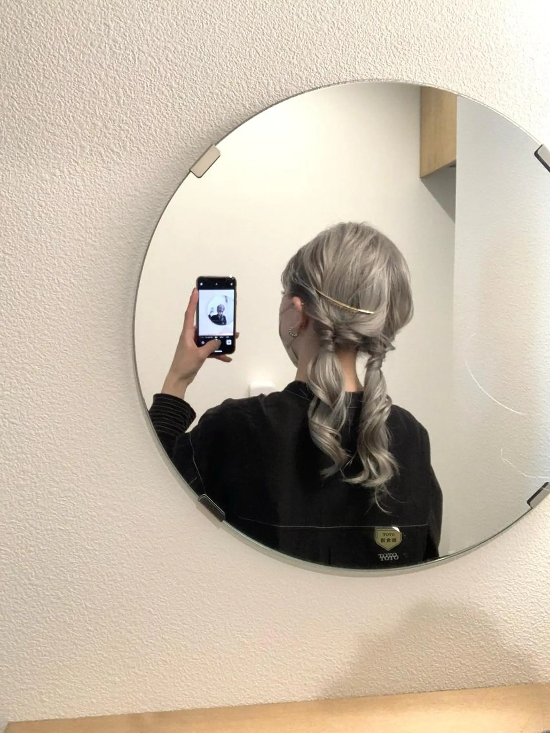 セミロング ヘアアレンジ cirrus🕊 韓国ヘア♡山縣あかりのヘアスタイル