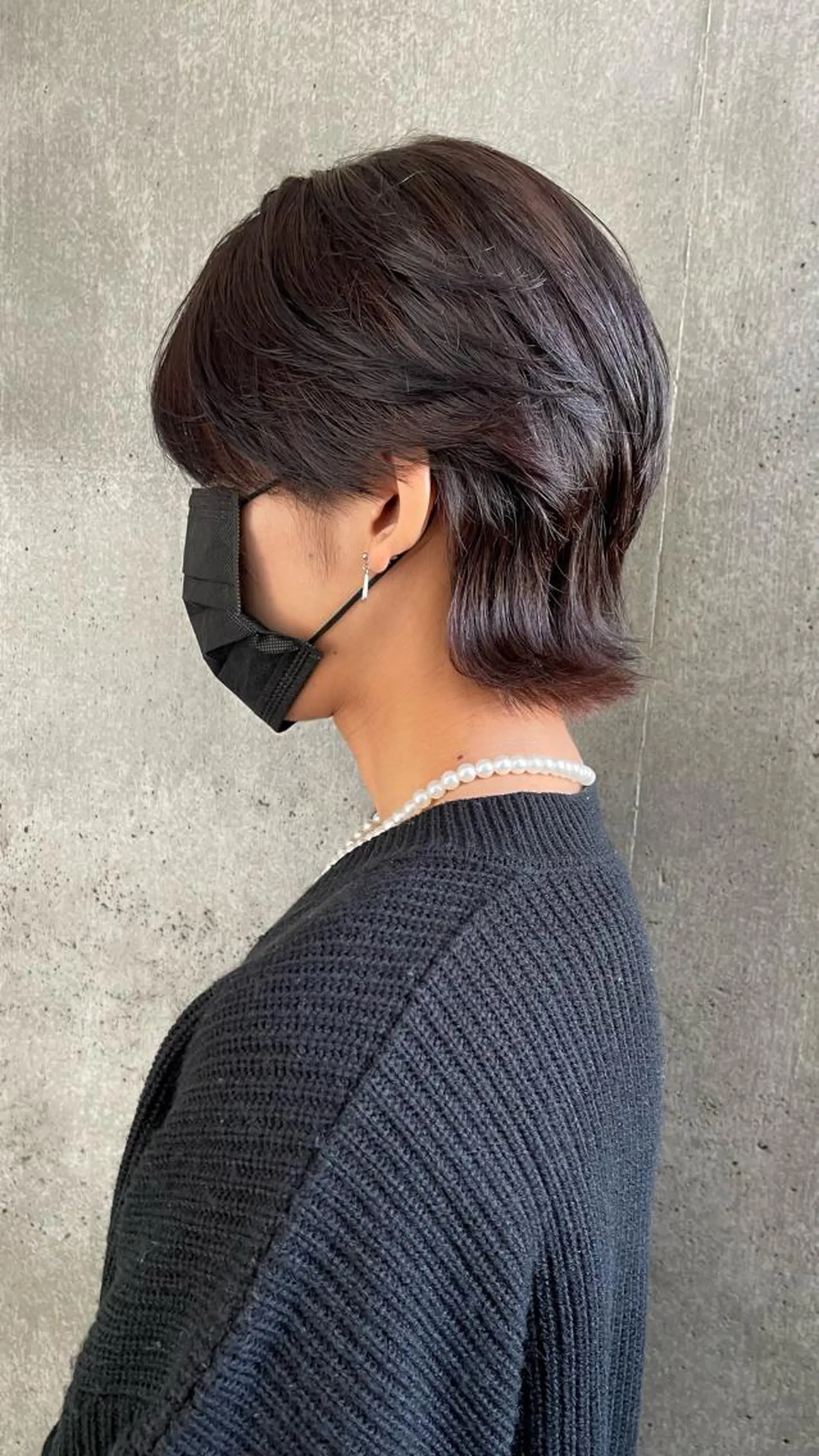 メンズ センターパート カルマパーマ メンズ韓国風 メンズパーマ メンズショート 松本平太郎美容室大宮店所属・もりたみかこ 美容師お休み中のヘアスタイル