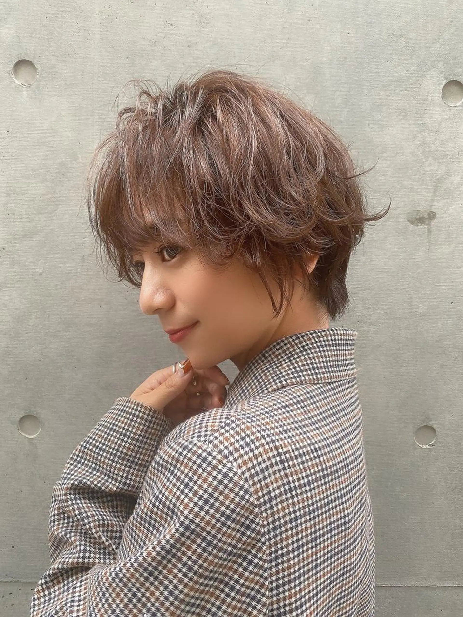 ショート カラー ショートヘア カット ヘアカラー トリートメント ❣️韓国レイヤー ❣️渡部晃輝のヘアスタイル