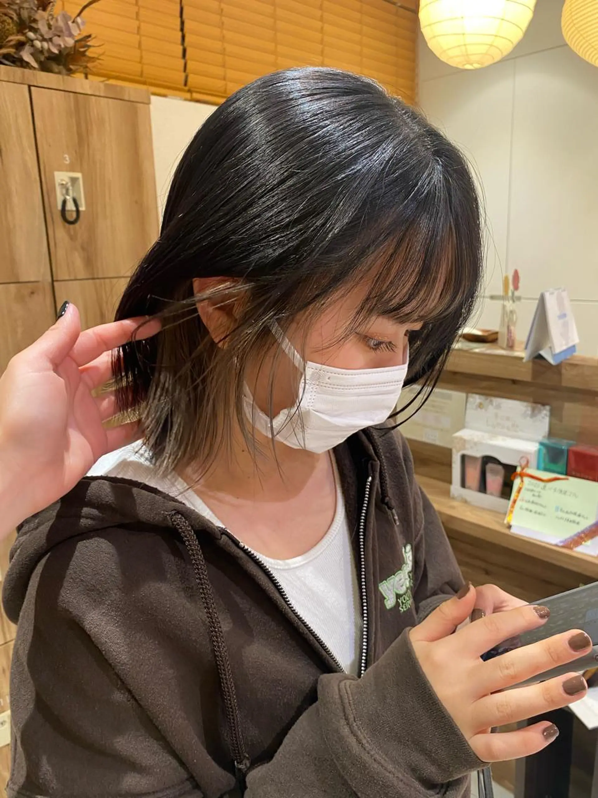 ショート カラー ヘアカラー トリートメント ヘッドスパ パーマ指名No1 /namiのヘアスタイル