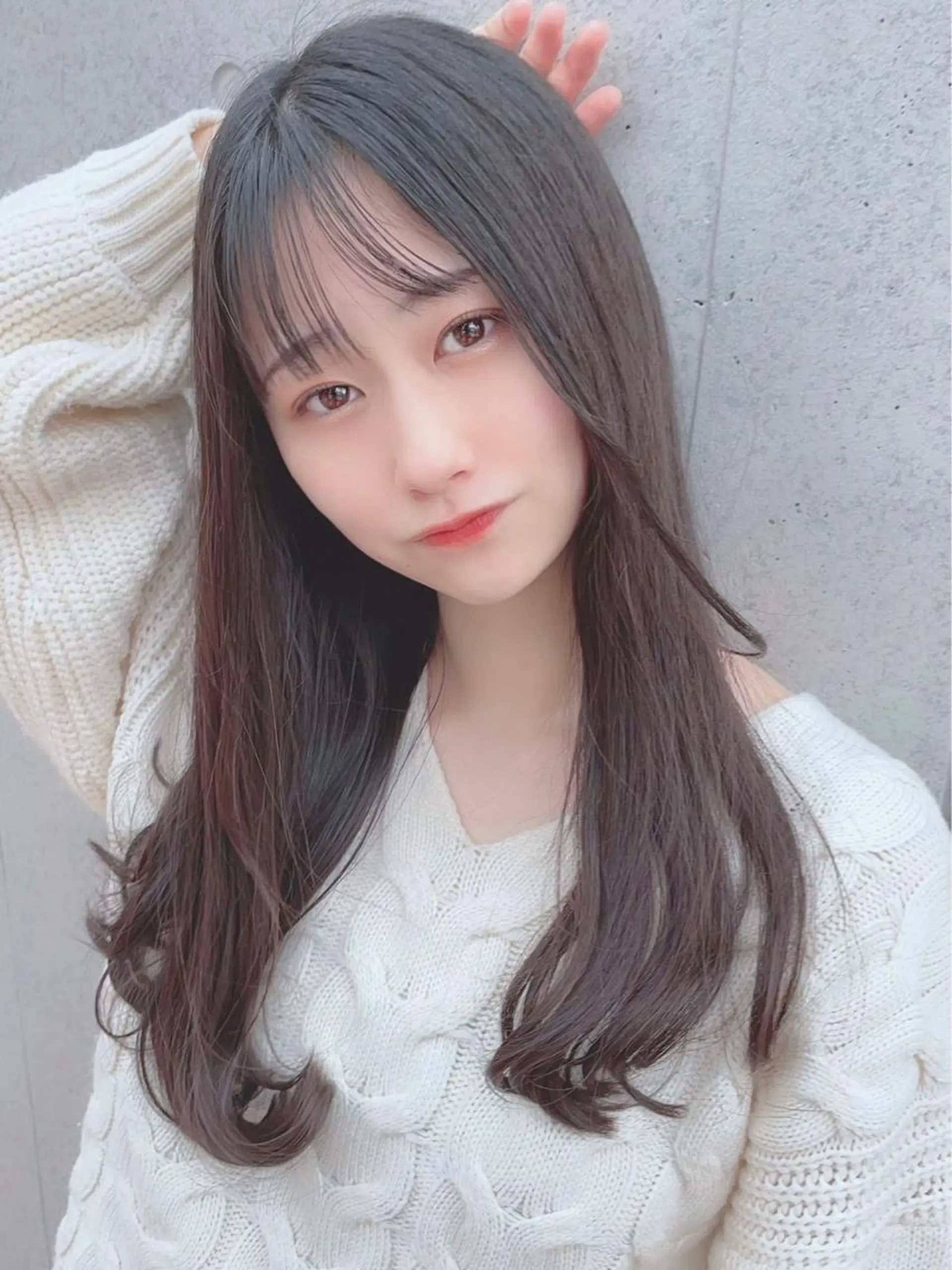 ロング カラー パーマ ヘアアレンジ 【公式】amble luxe池袋東口💛のヘアスタイル